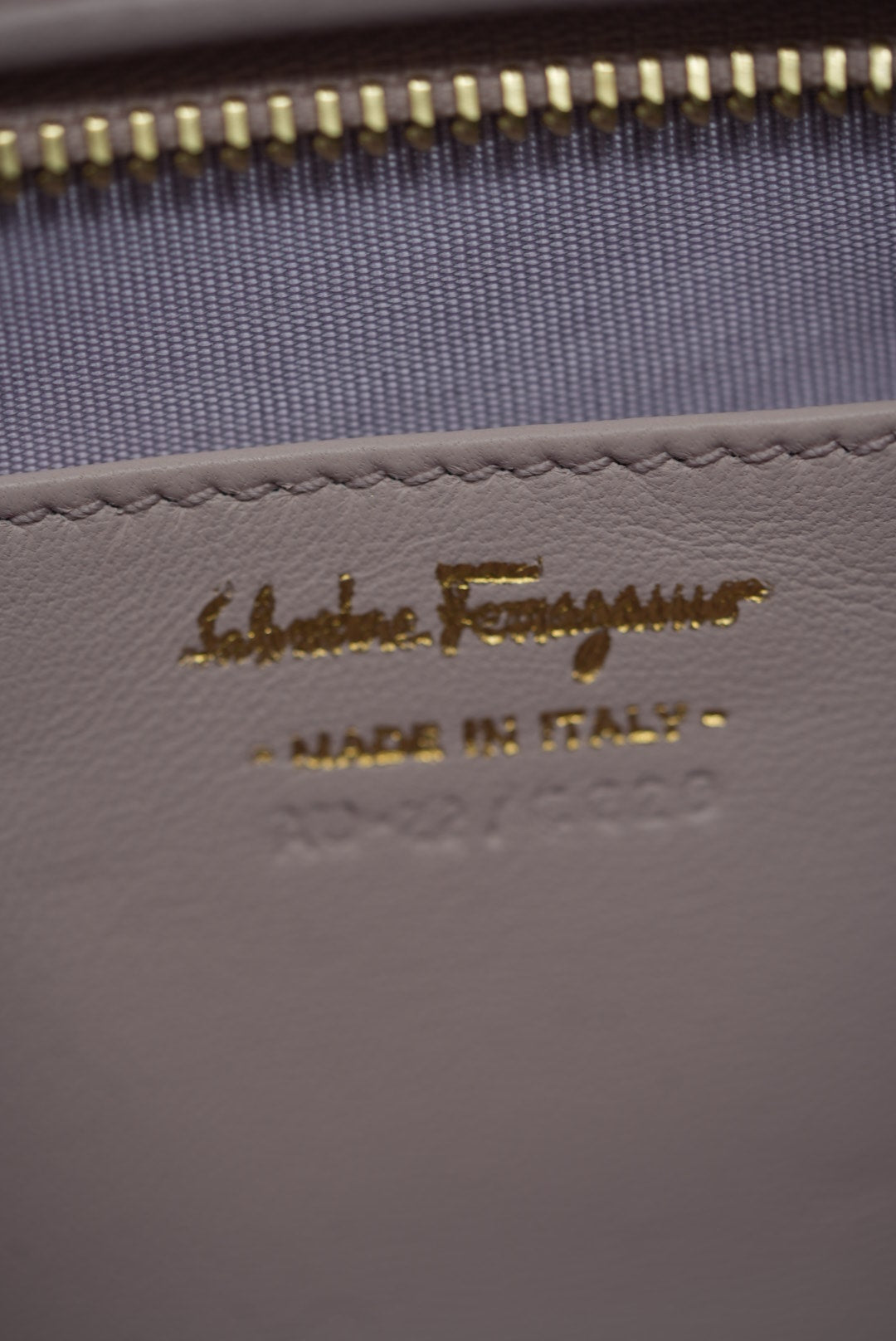 Ferragamo Pink Lambskin Pouch