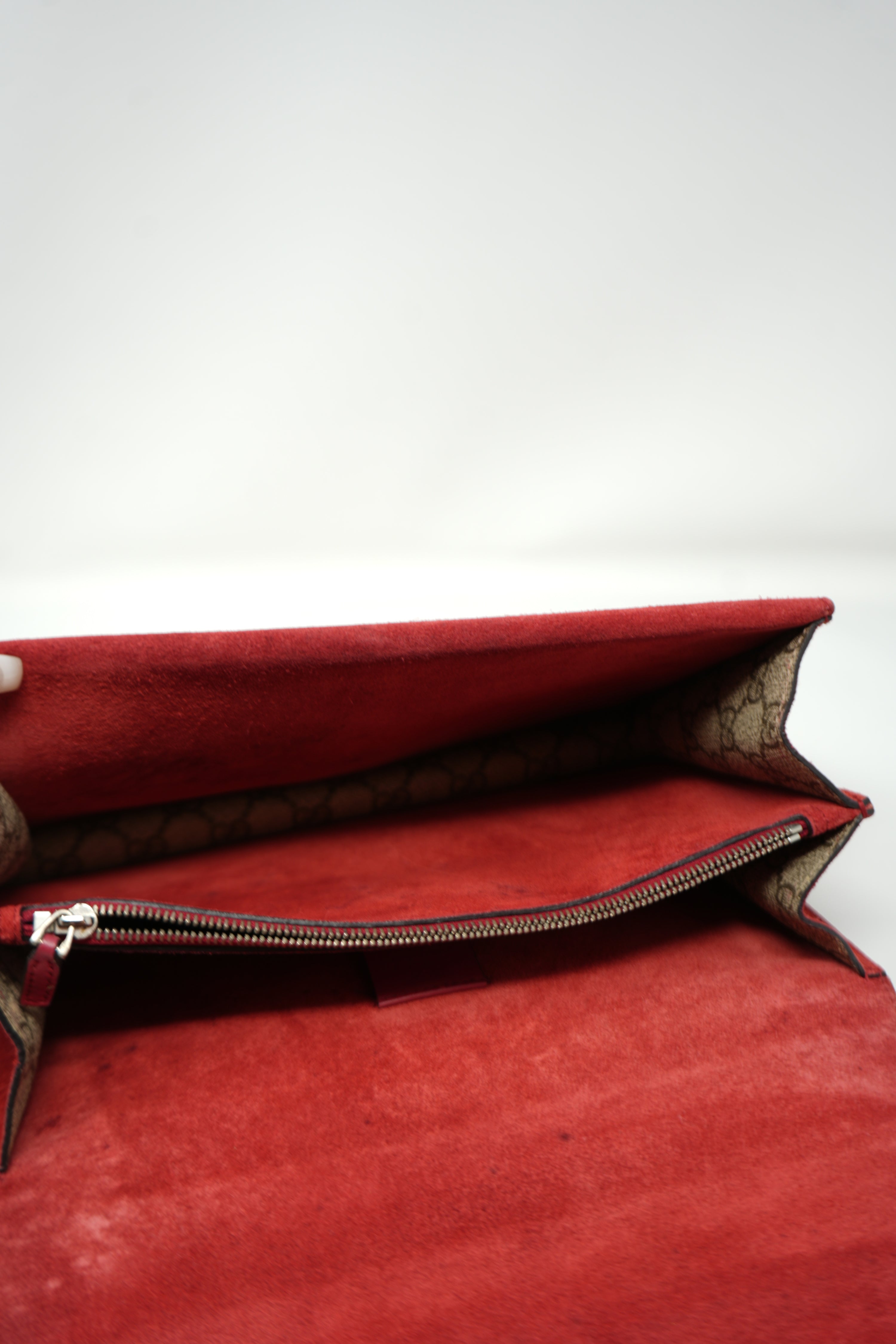 Gucci GG Canvas/Red Dionysus small shoulder bag