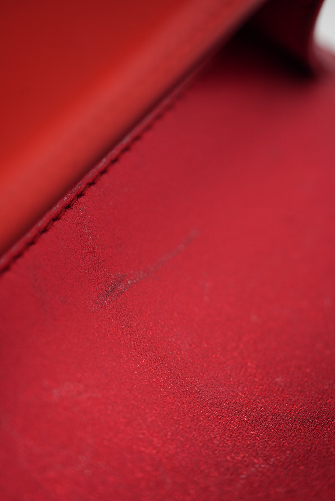 Pre-Owned Chanel 2014 Red Patent Boy Flap Bag