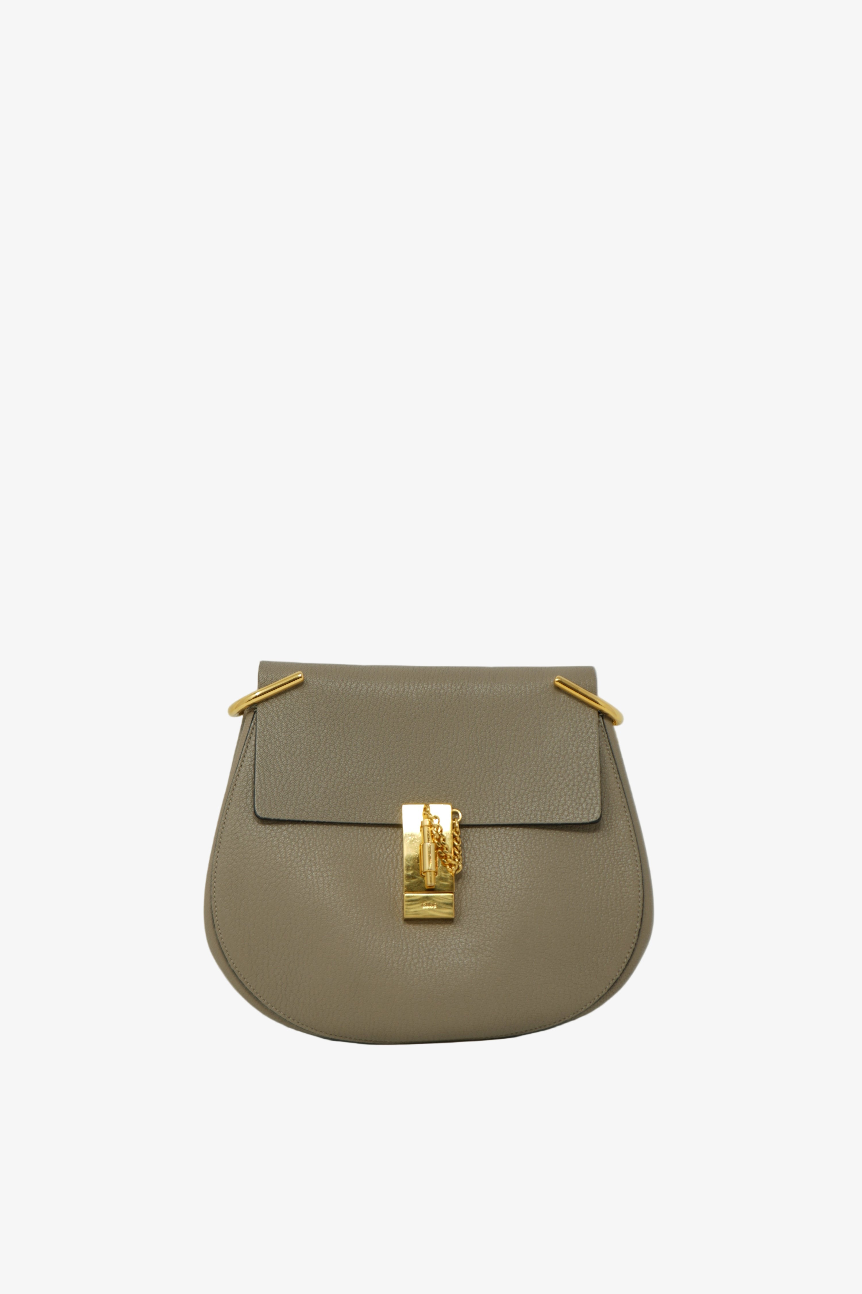 Chloe Leather Drew Crossbody Bag