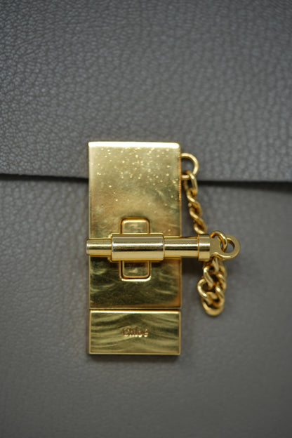 Chloe Leather Drew Crossbody Bag