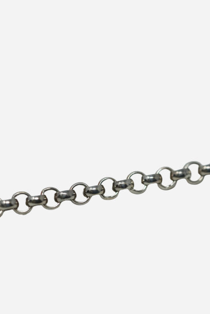 Hermes Sterling Silver Mors de Bride Long Necklace