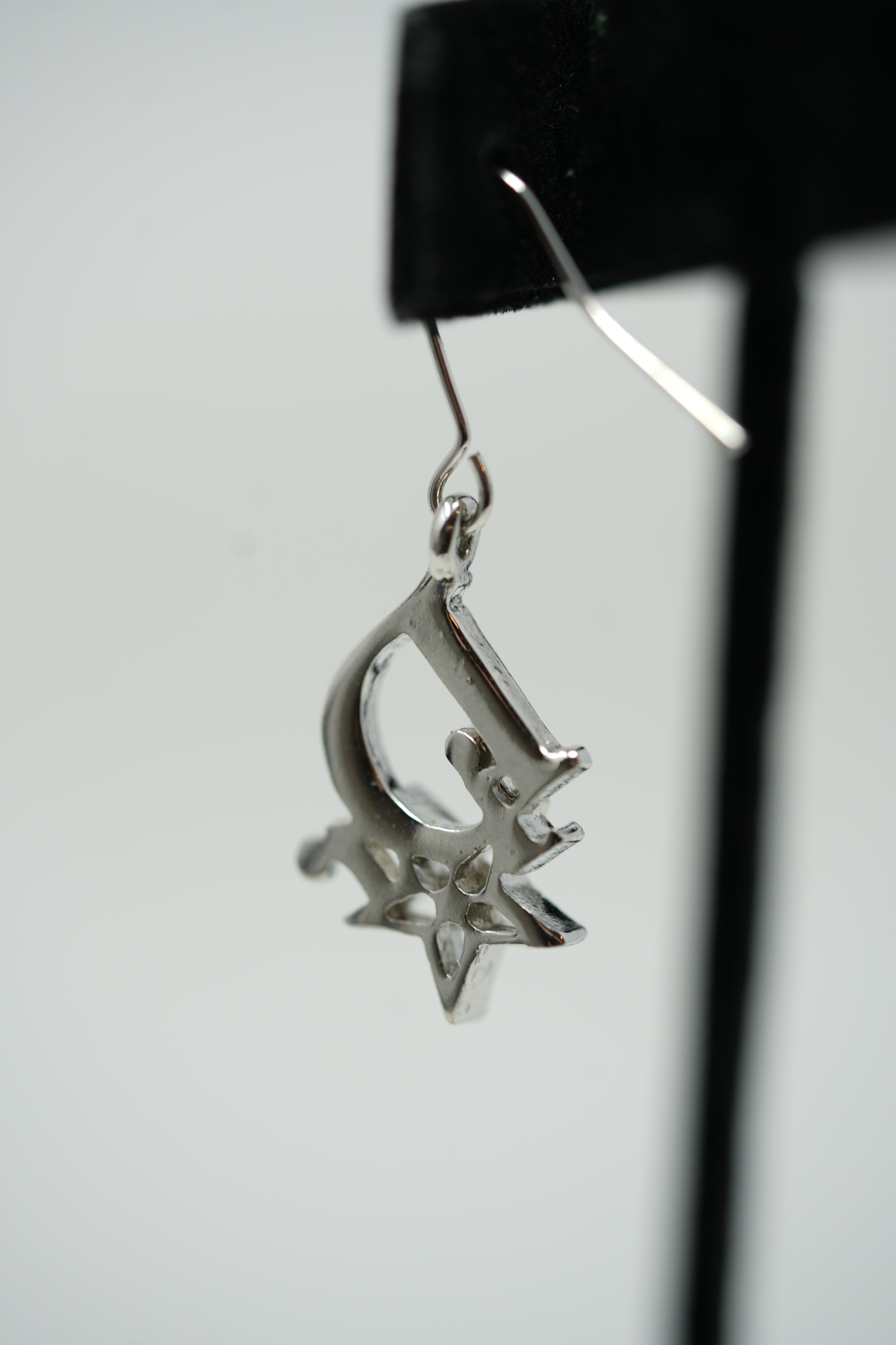 Dior Star Logo Rhinestone Earrings