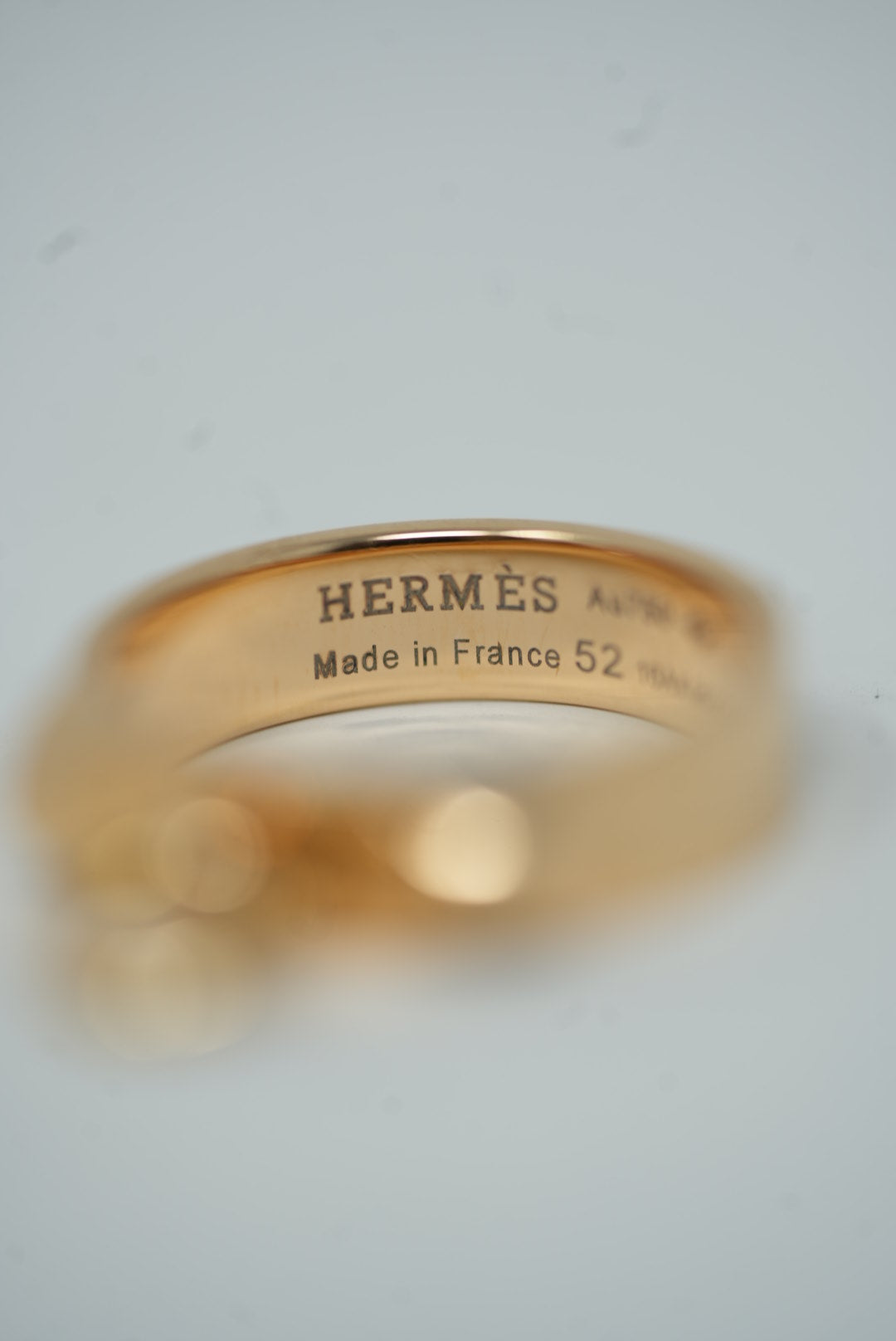 Hermes Collier de chien ring, small #52
