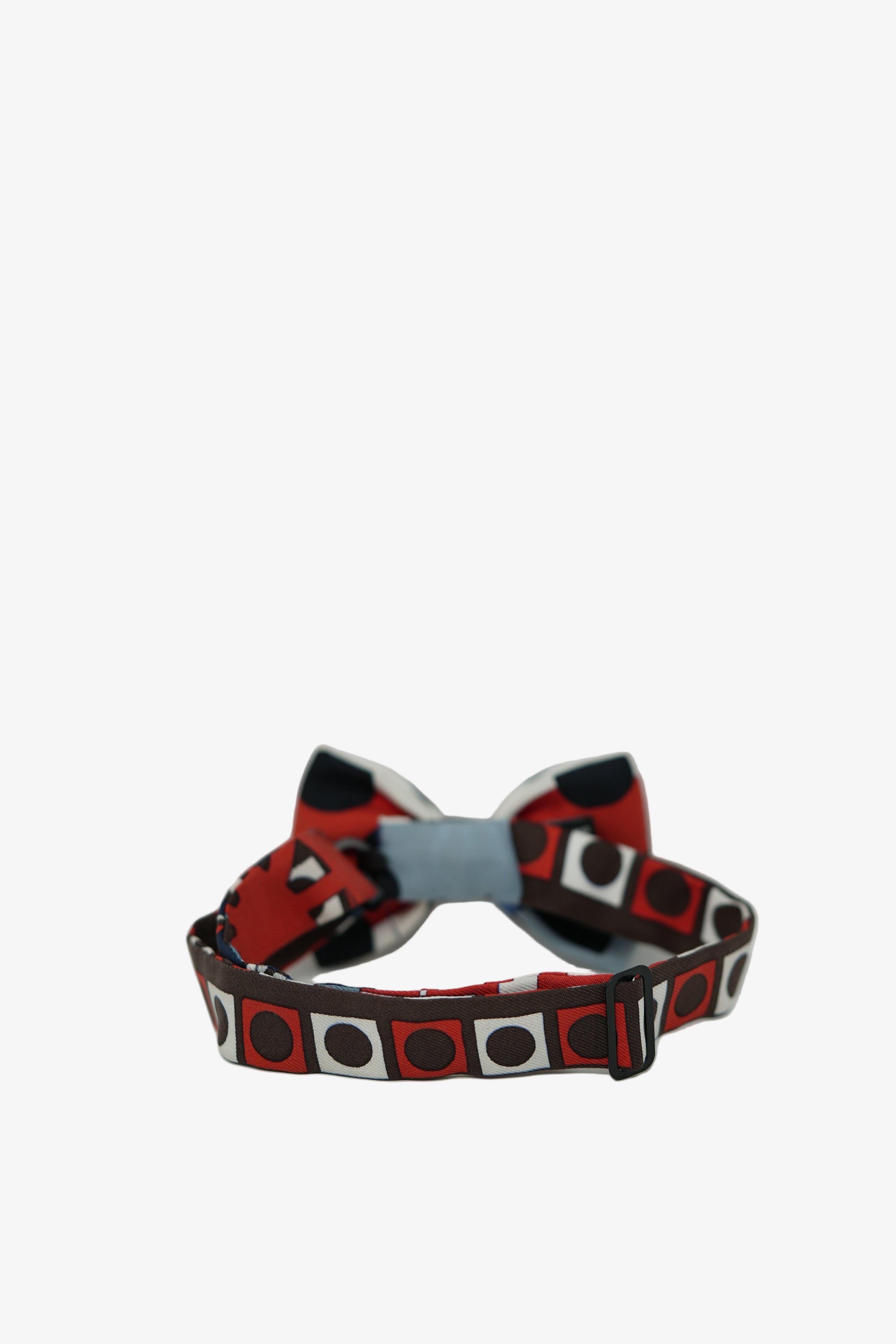 Hermes Multicolor Silk Bow Tie