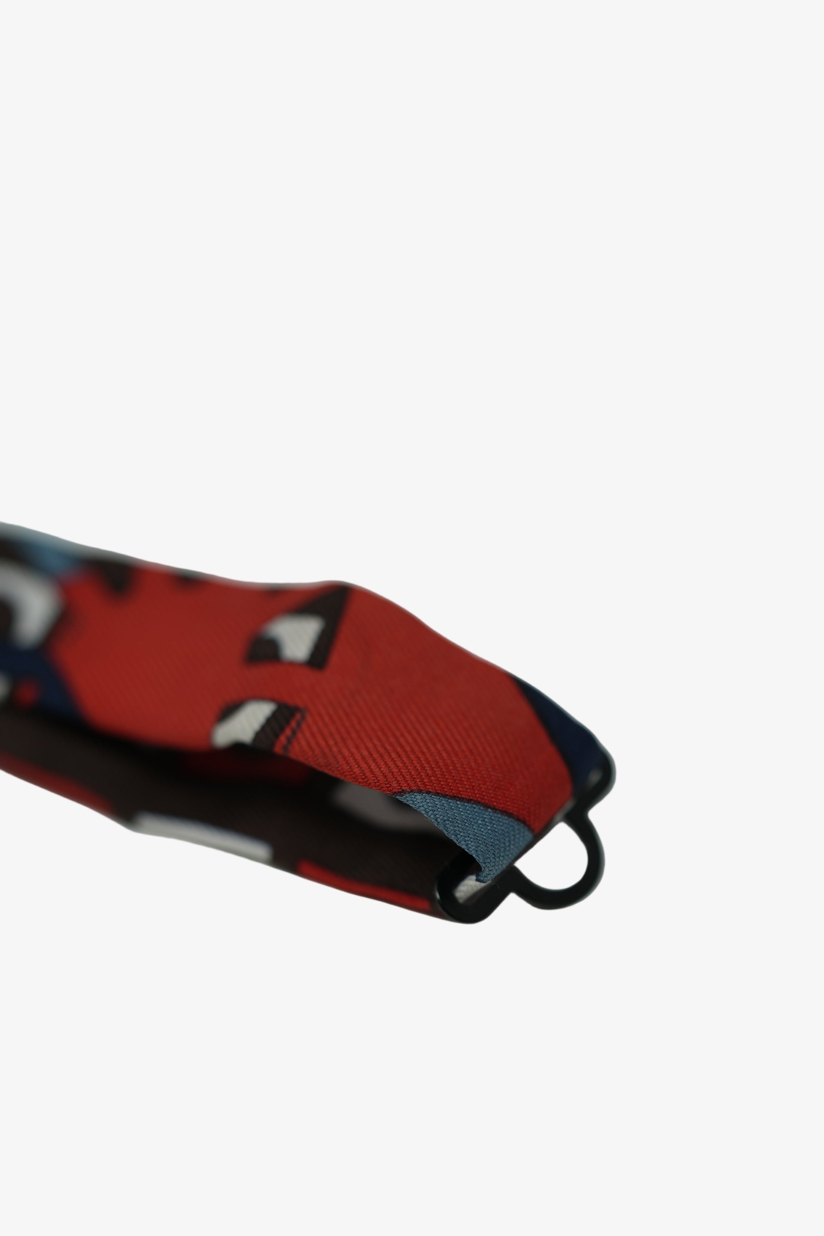 Hermes Multicolor Silk Bow Tie