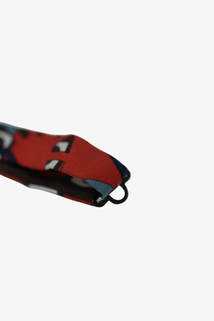 Hermes Multicolor Bow Tie