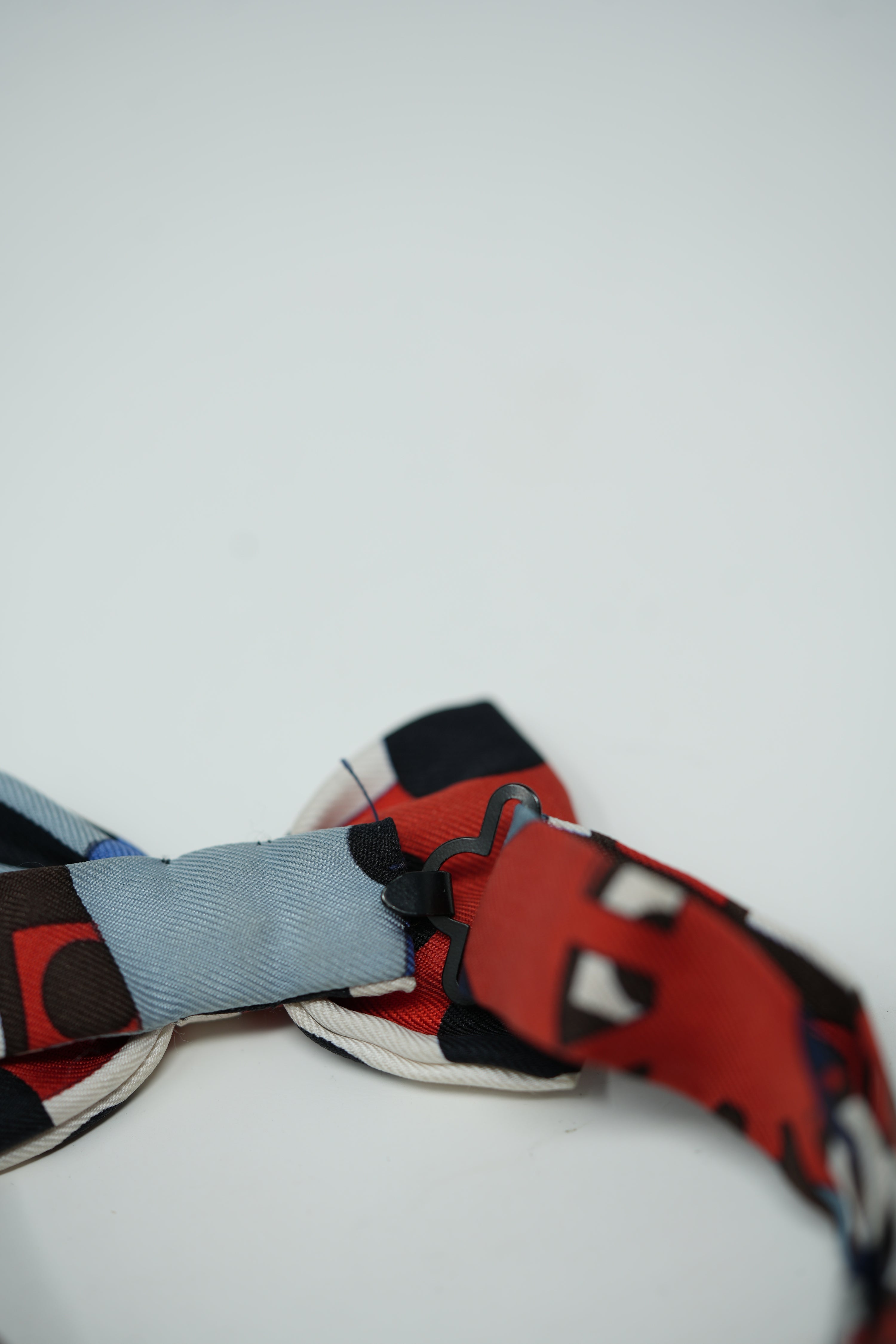 Hermes Multicolor Bow Tie