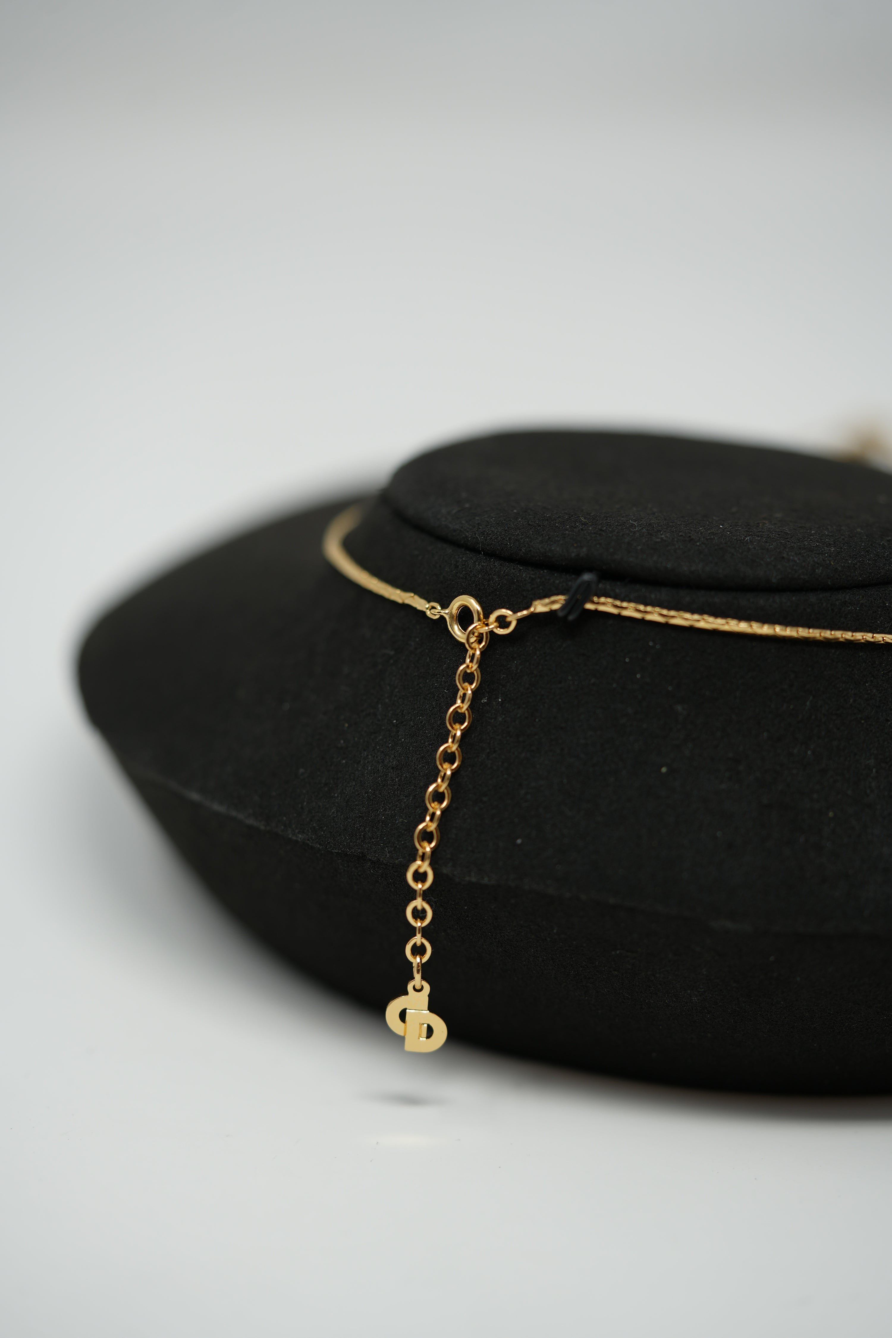 Dior Vintage Gold-Tone Faux Pearl Necklace