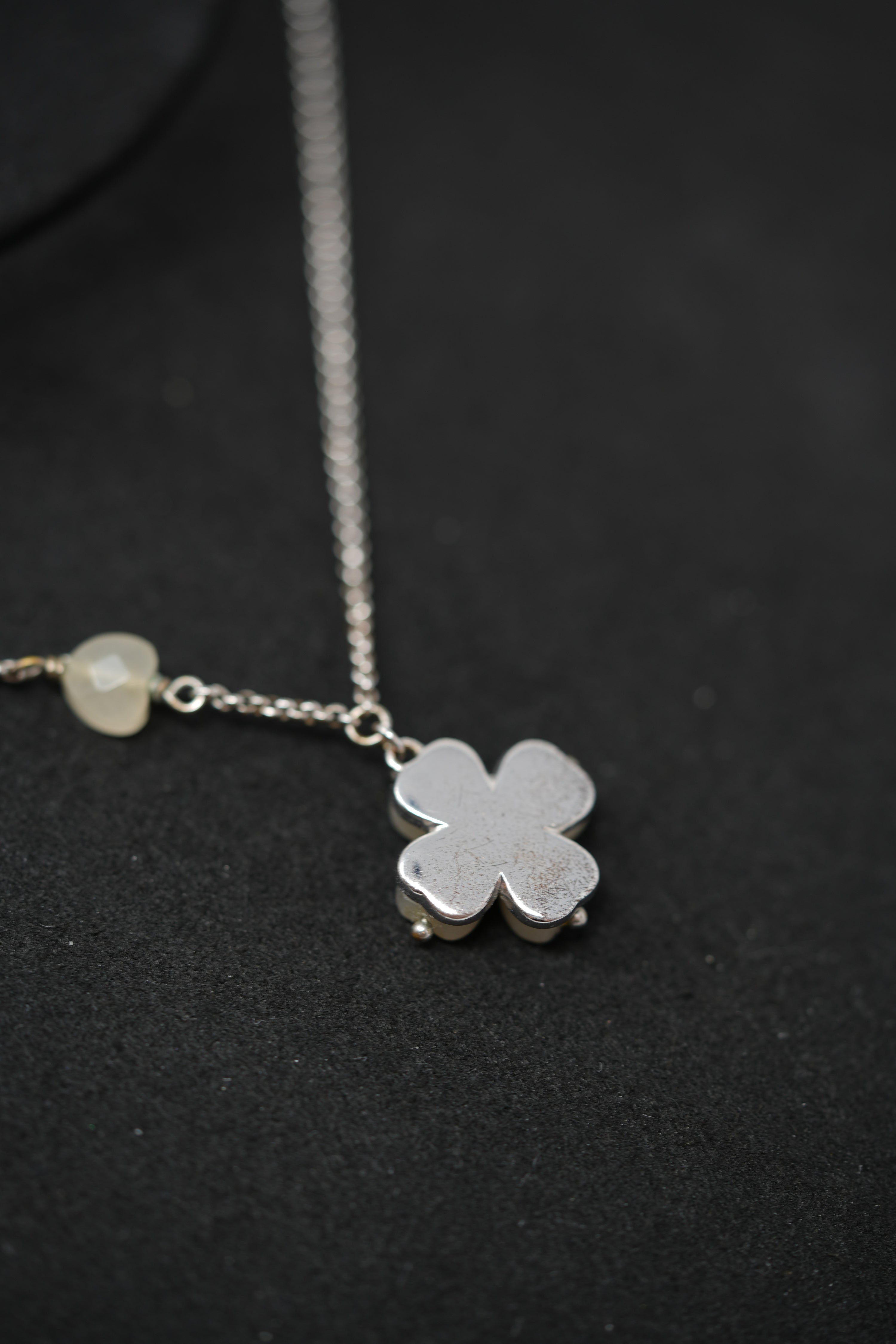 Dior Vintage Diorette Clover Necklace