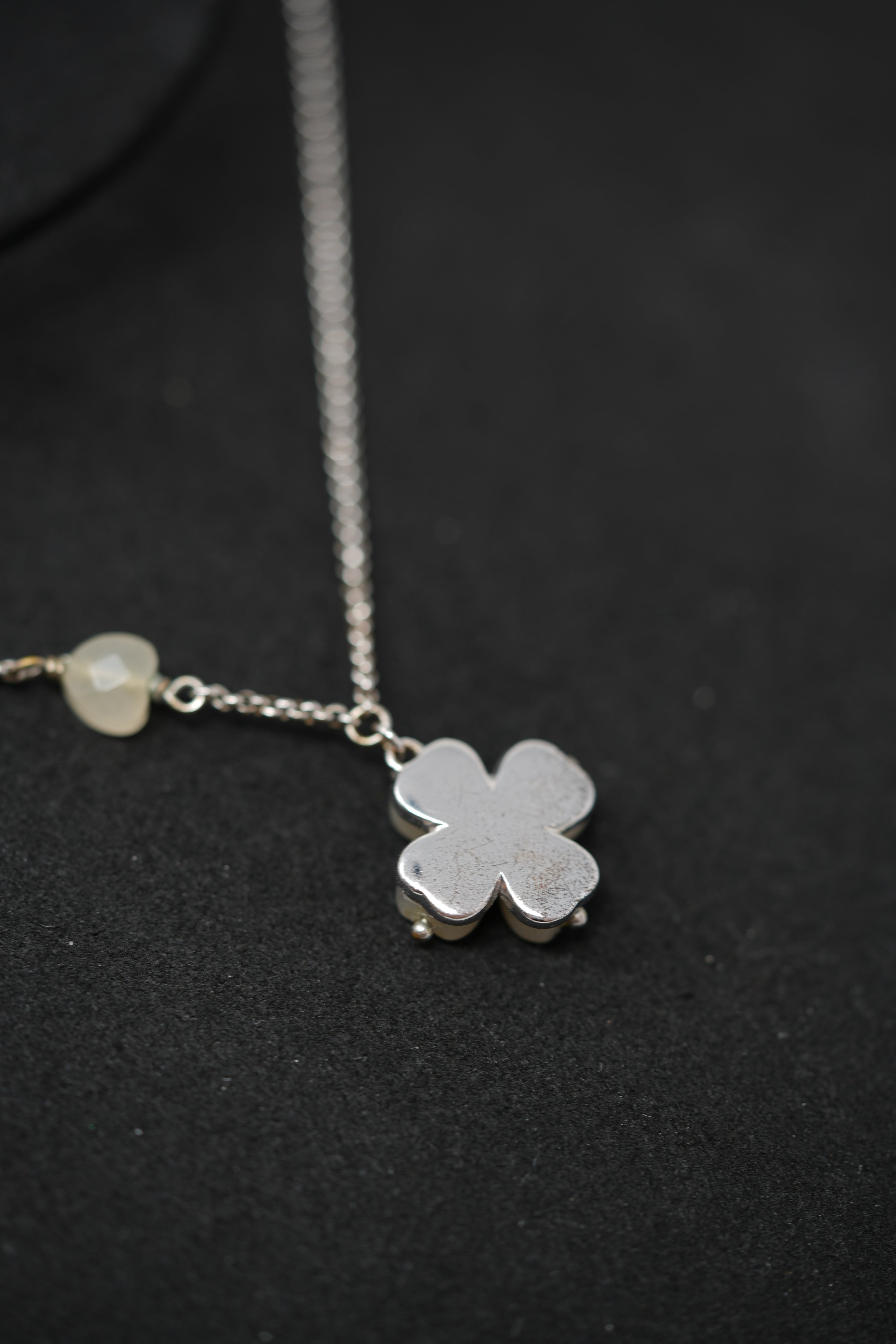 Dior Vintage Diorette Clover Necklace