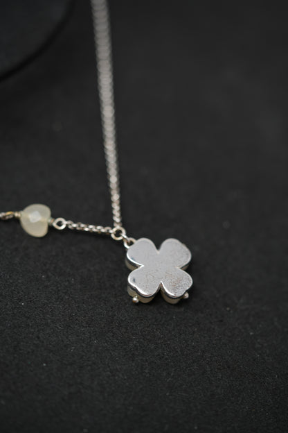 Dior Vintage Diorette Clover Necklace