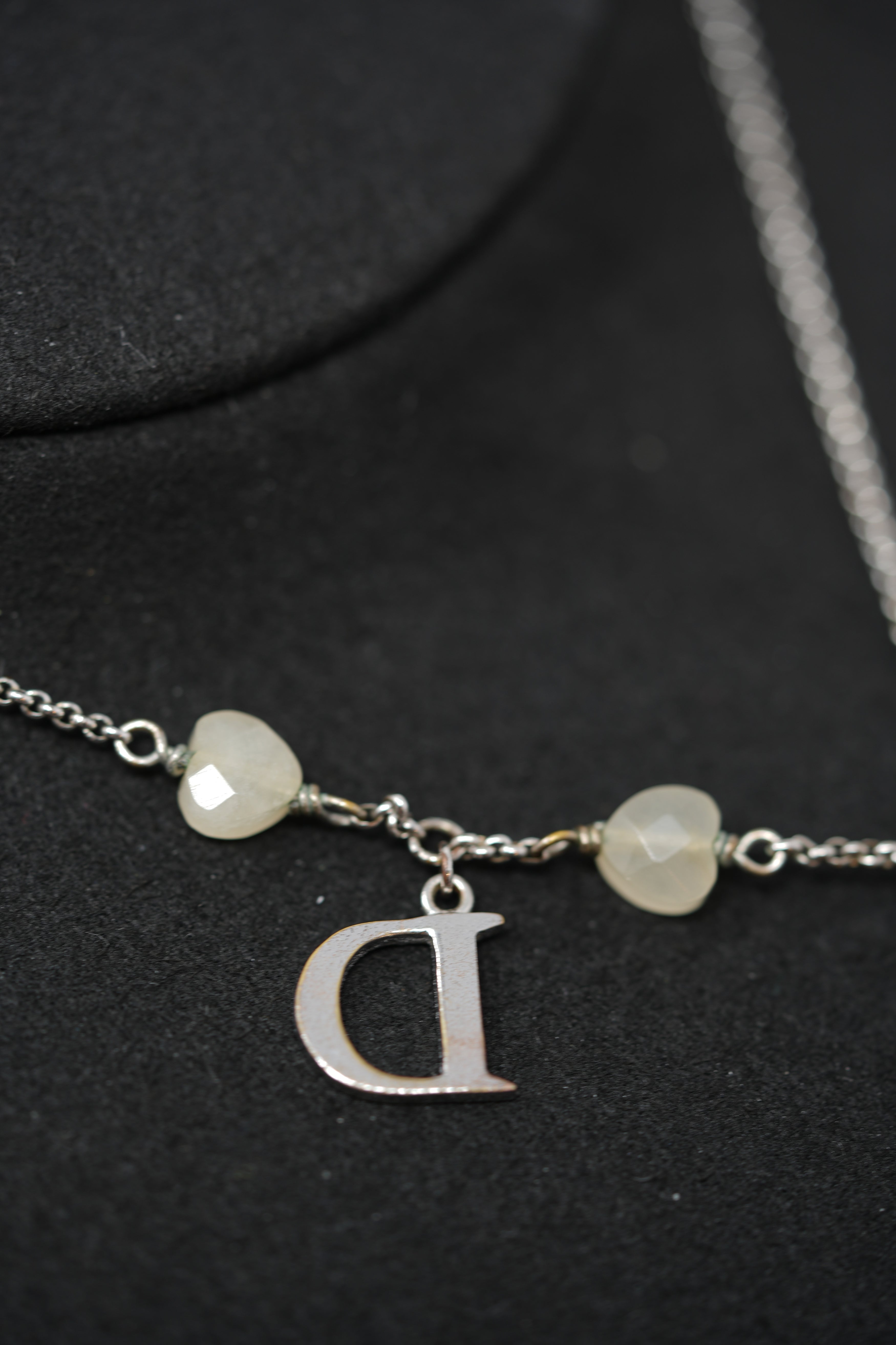 Dior Vintage Diorette Clover Necklace