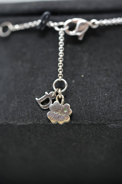 Dior Vintage Diorette Clover Necklace