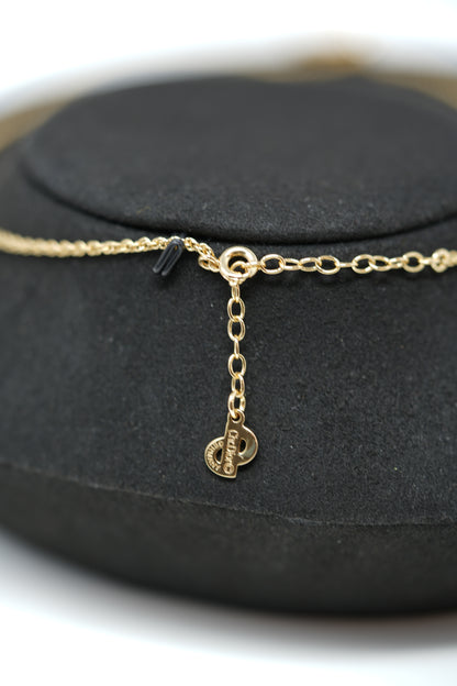 Dior Vintage Gold-Tone Circular CD Necklace