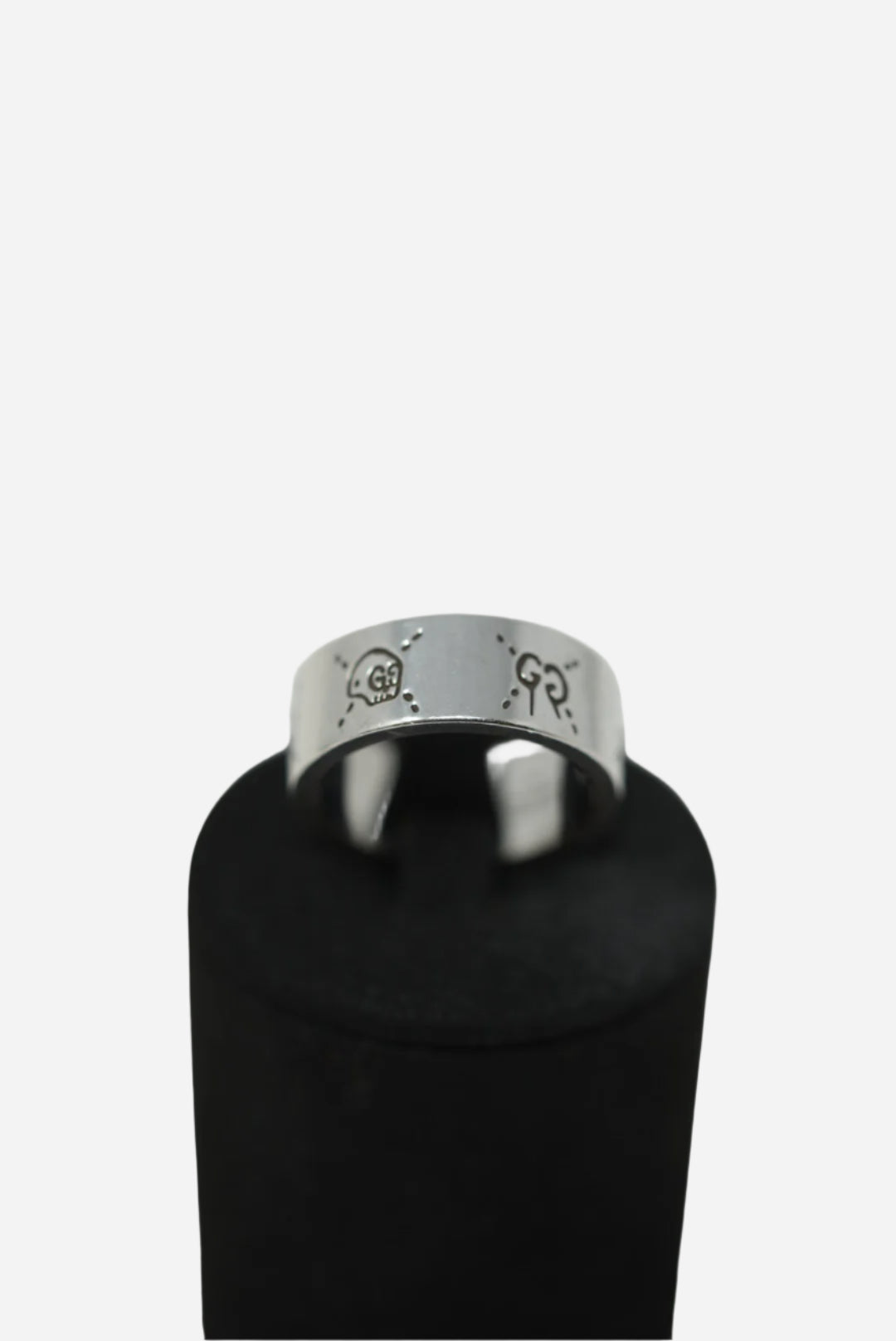 Gucci Ghost Silver Ring Size 23