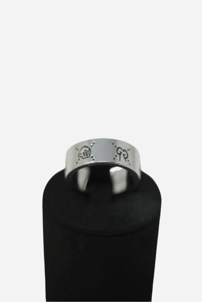 Gucci Ghost Silver Ring Size 23