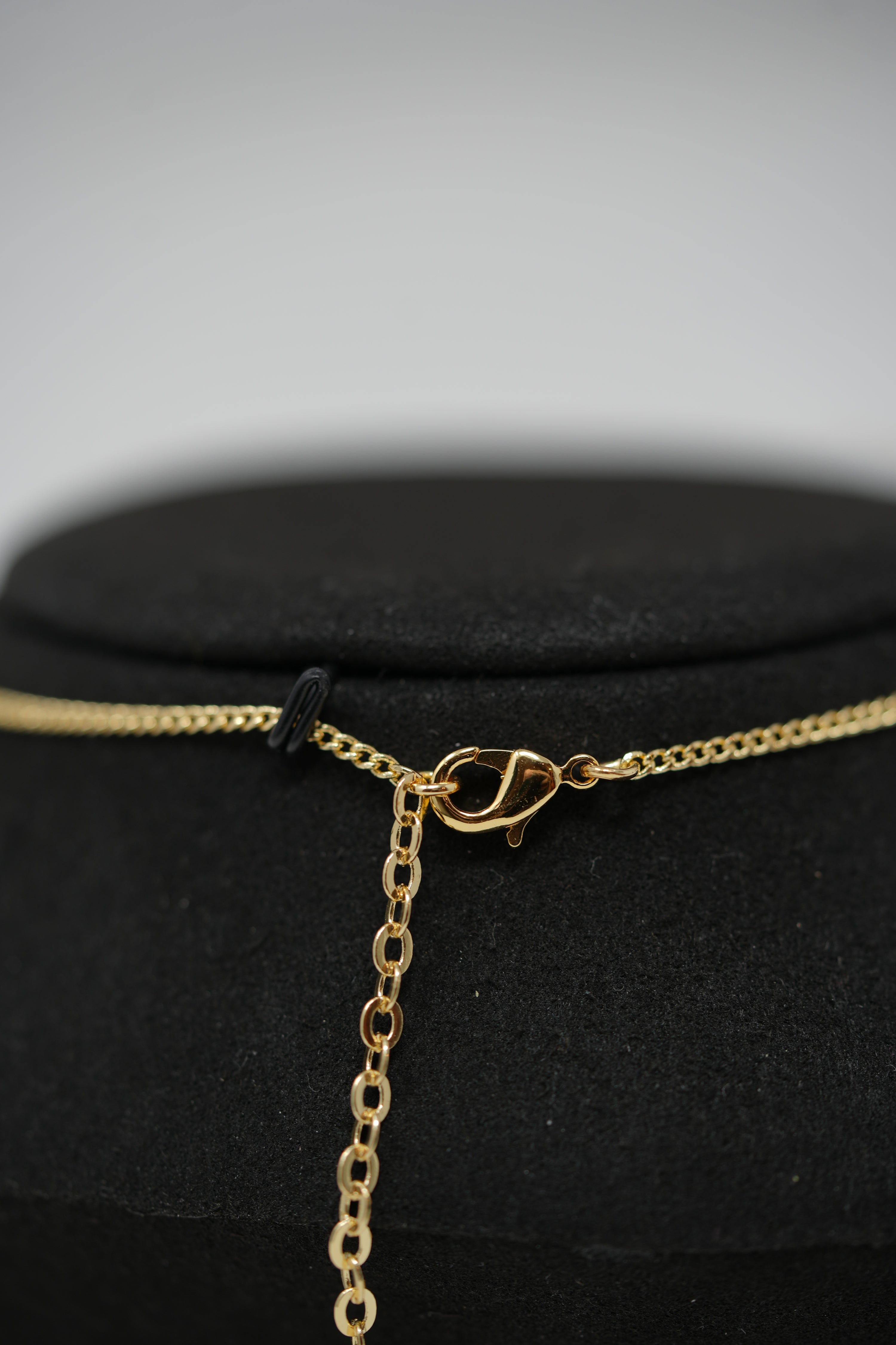 Dior Vintage Gold-Plated Round Logo Necklace