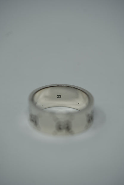 Gucci Ghost Silver Ring Size 23