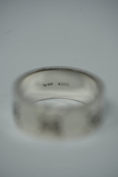 Gucci Ghost Silver Ring Size 23