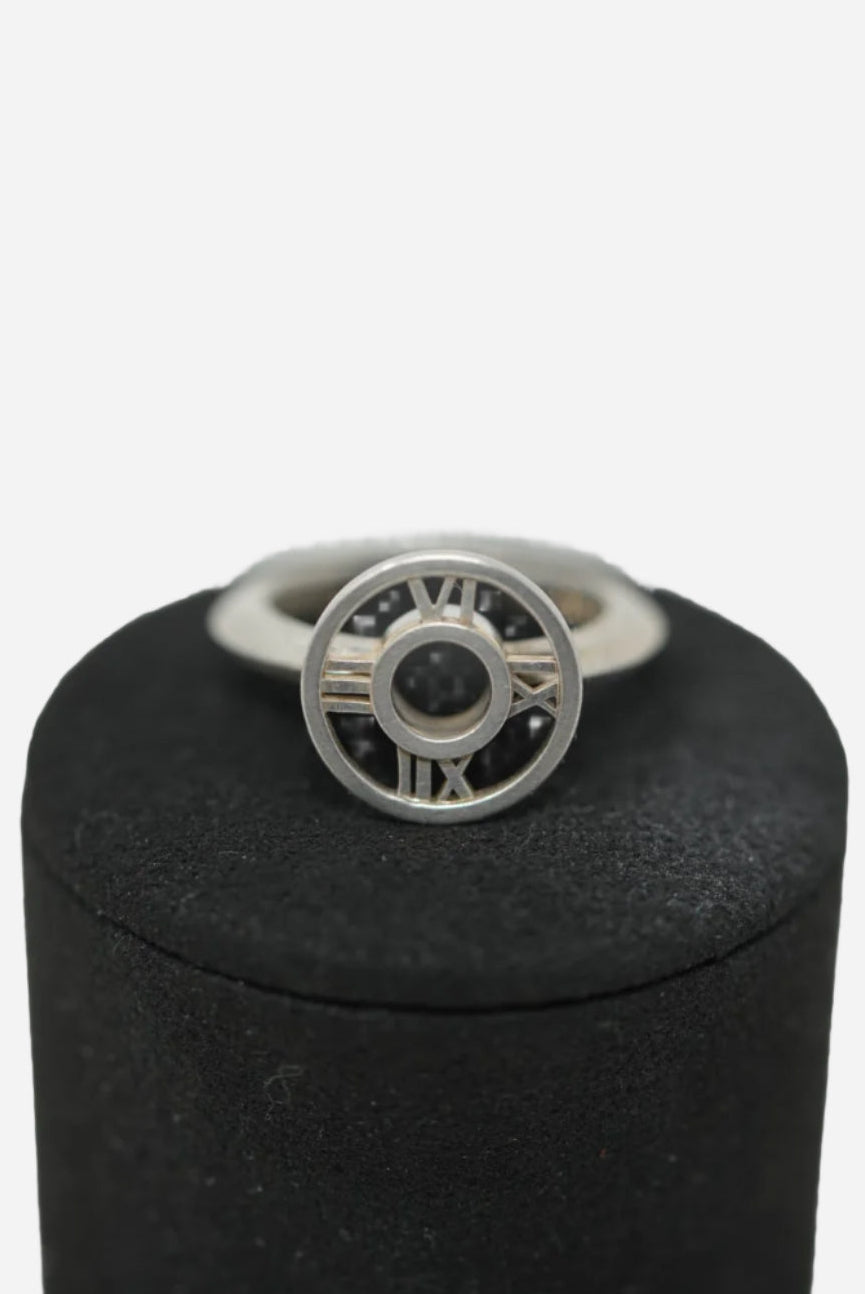 Tiffany Atlas Silver Ring Size 50