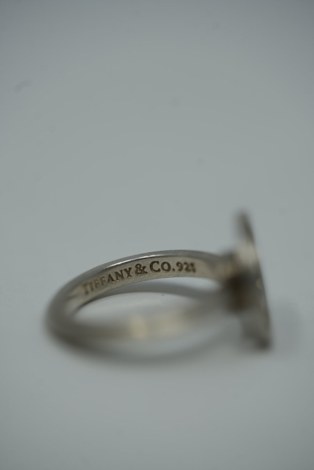 Tiffany Atlas Silver Ring Size 50