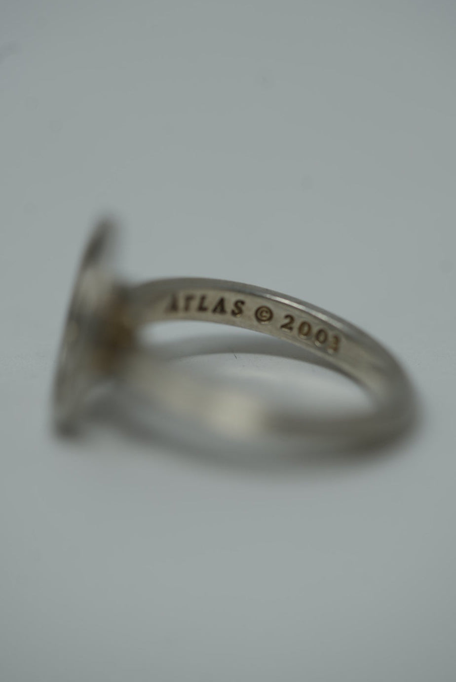 Tiffany Atlas Silver Ring Size 50