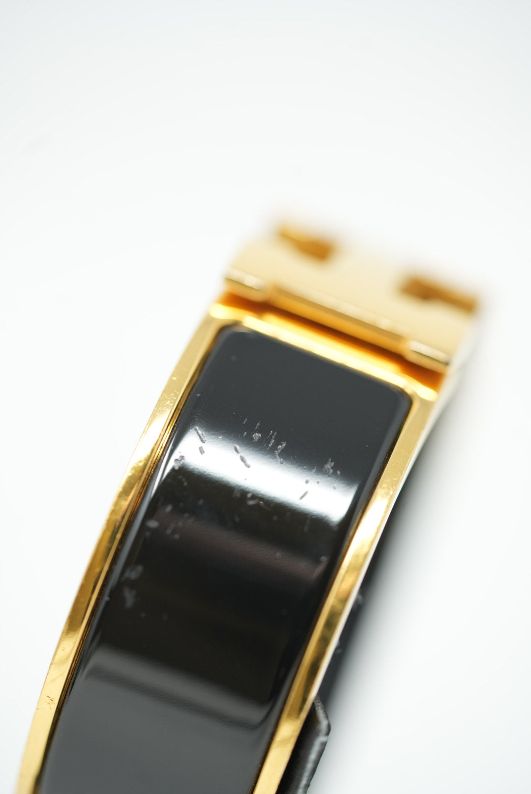 Hermes Clic Clac H Bracelet Black Size PM