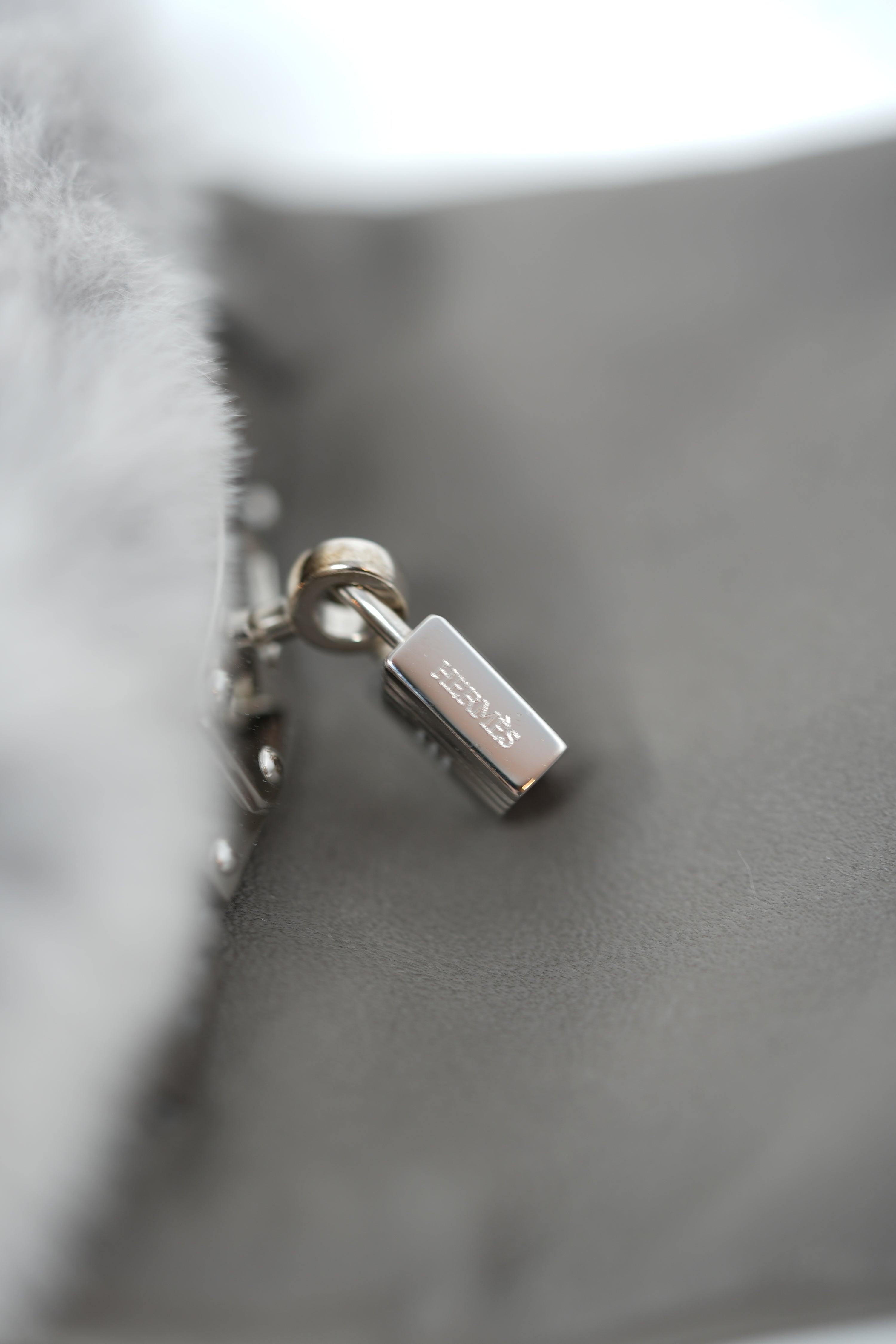 Hermes Leather/Fur Princesse Gloves