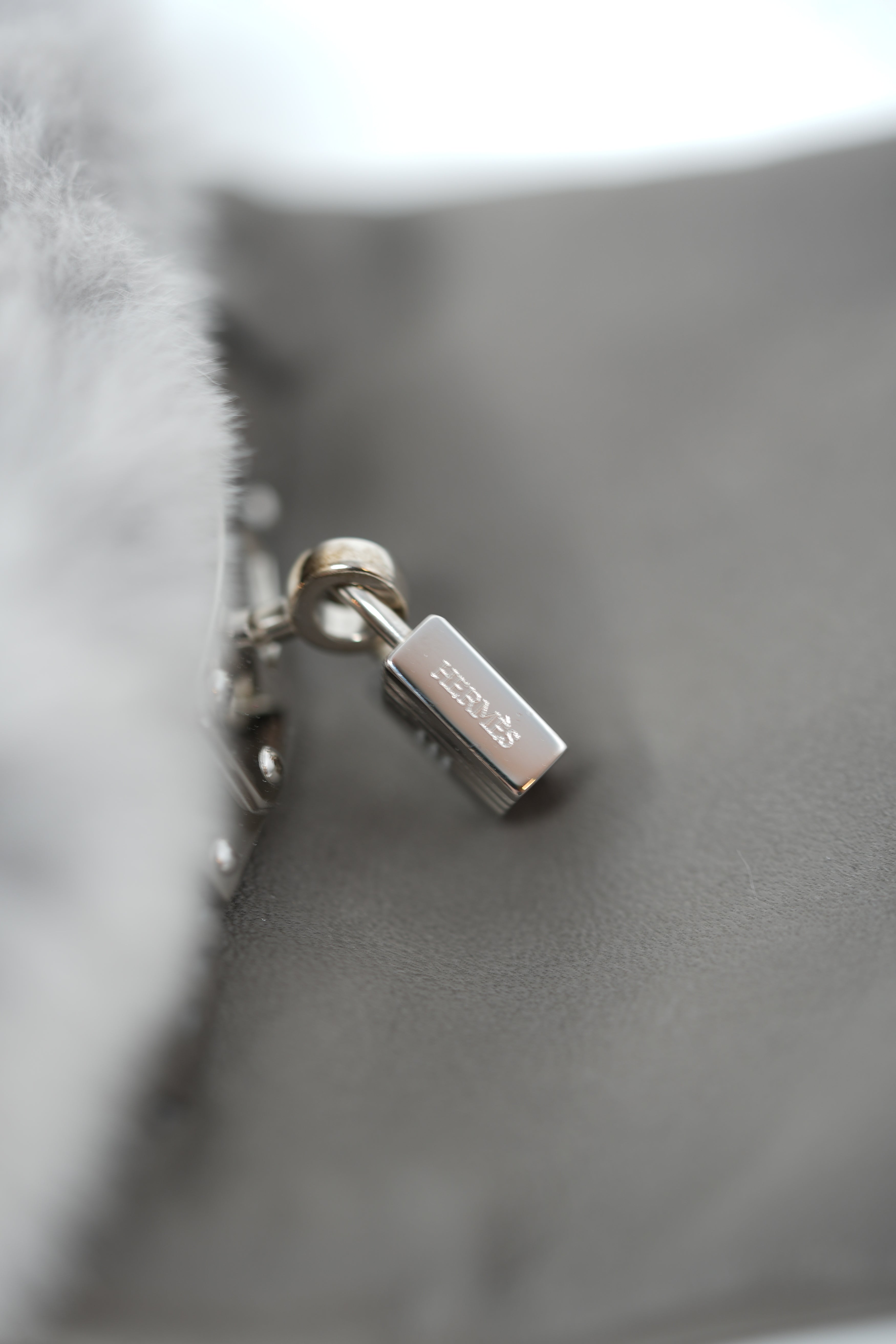 Hermes Leather/Fur Princesse Gloves