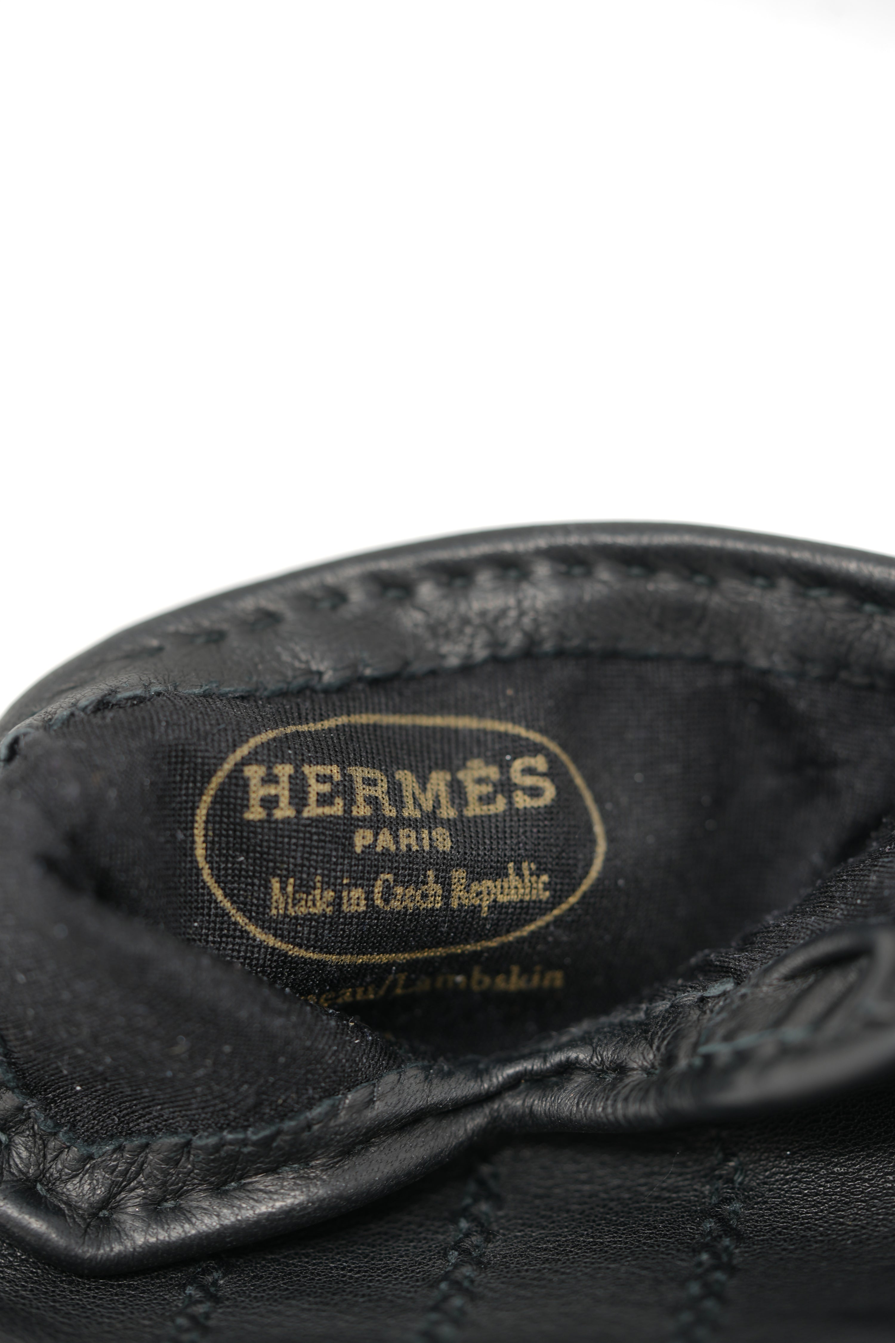 Hermes long Nervures Droites gloves