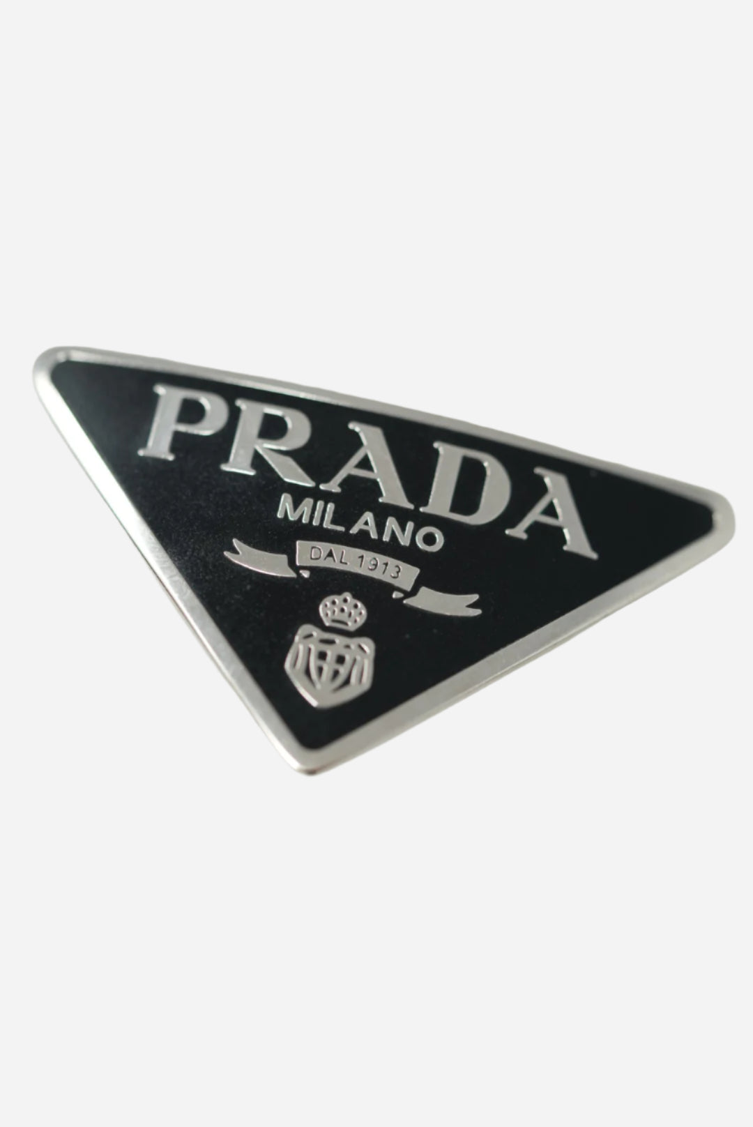Prada Logo Hair Clip
