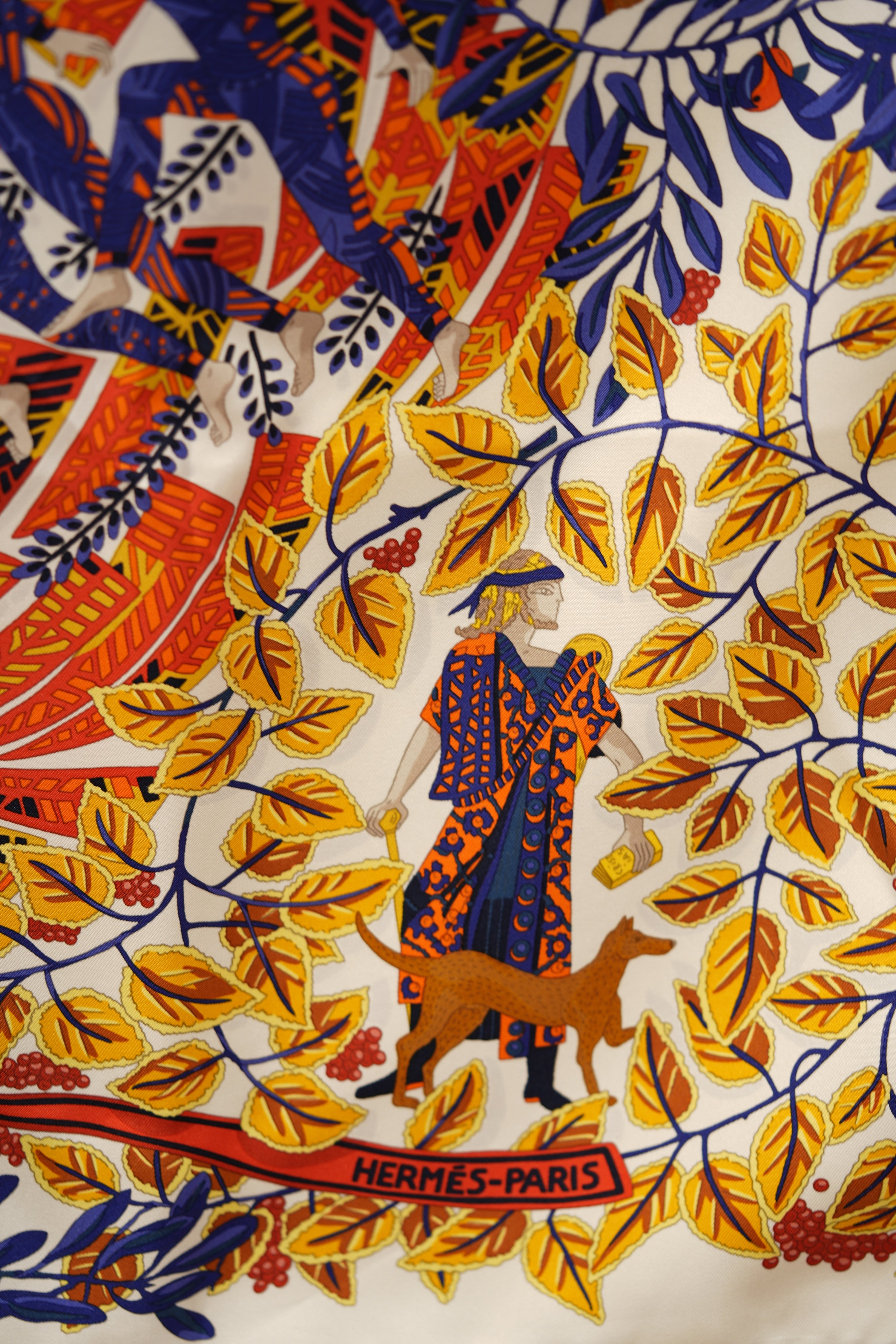 Hermes 90cm Printed 100% Silk Scarf