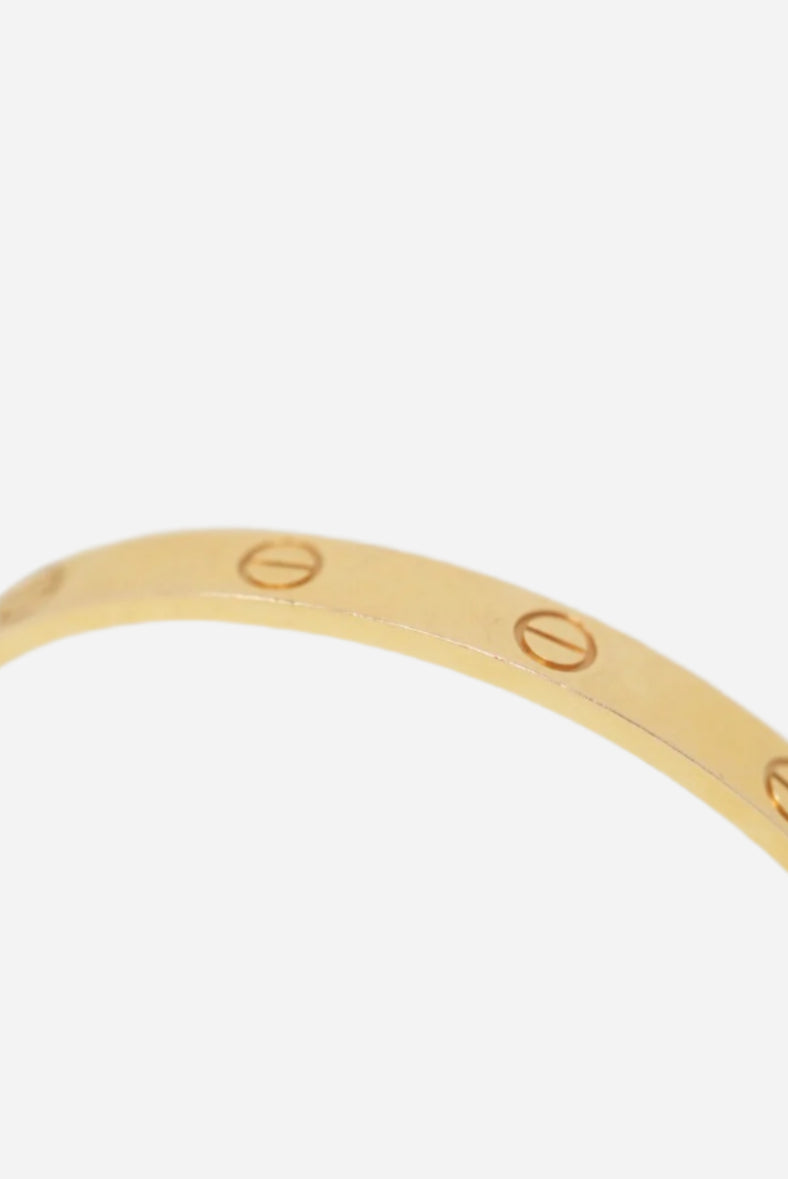 Cartier Love Bracelet 6.1mm 18K Rose Gold #17 2016