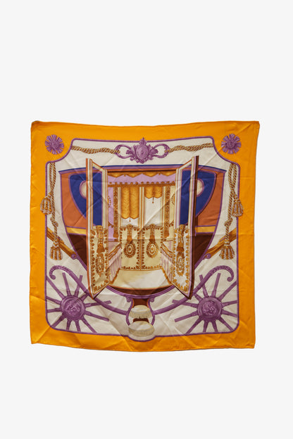Hermès Silk Scarf 70 Yellow