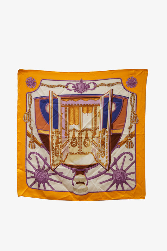Hermès Silk Scarf 70 Yellow