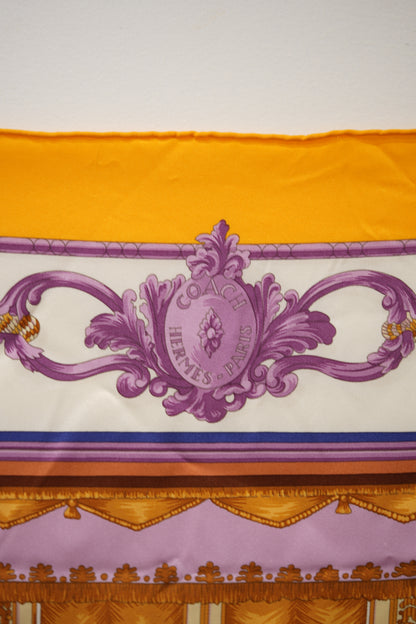 Hermès Silk Scarf 70 Yellow