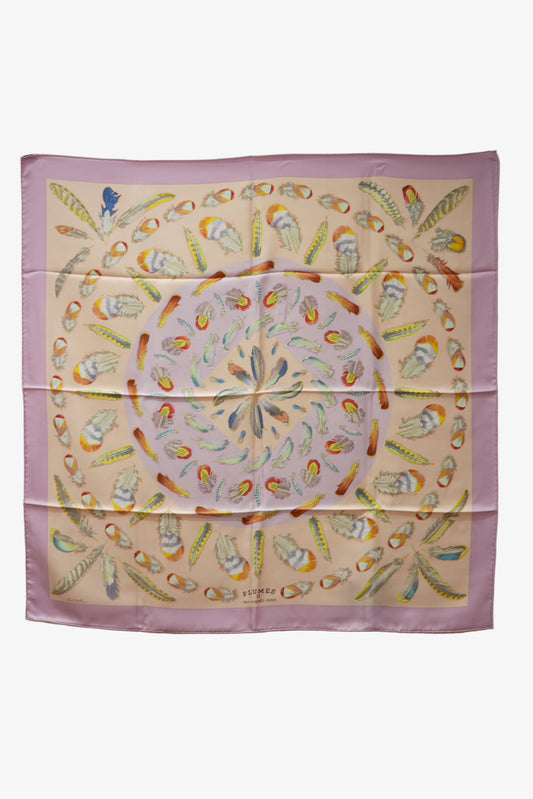 Hermès Silk Scarf “Plumes II” 90cm