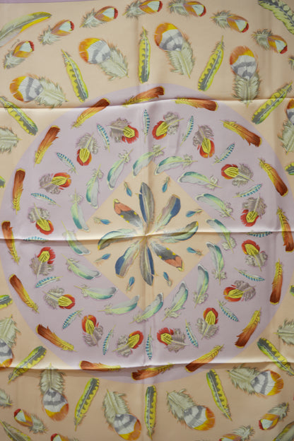 Hermès Silk Scarf “Plumes II” 90cm