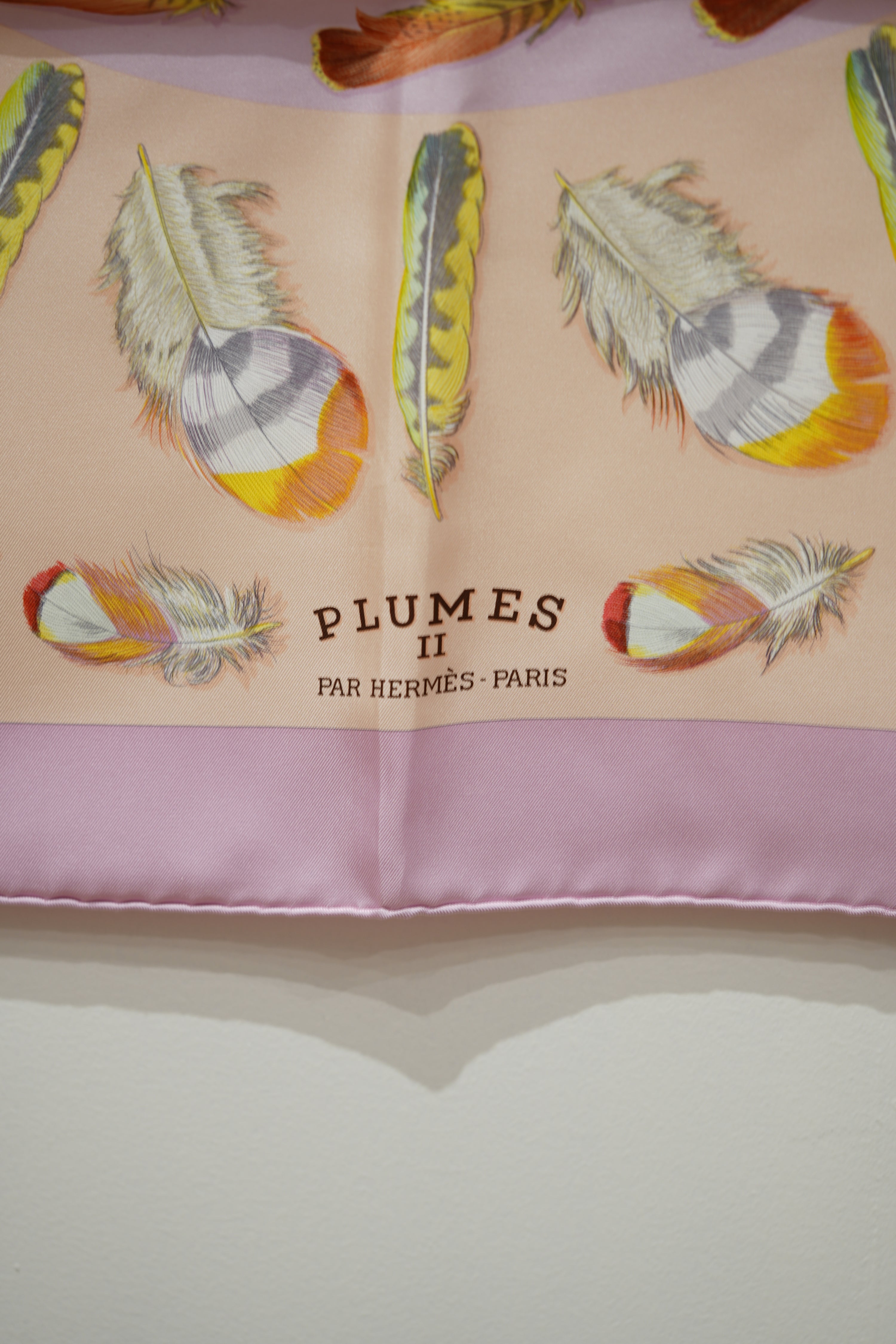 Hermès Silk Scarf “Plumes II” 90cm