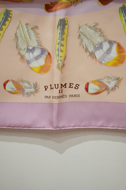 Hermès Silk Scarf “Plumes II” 90cm