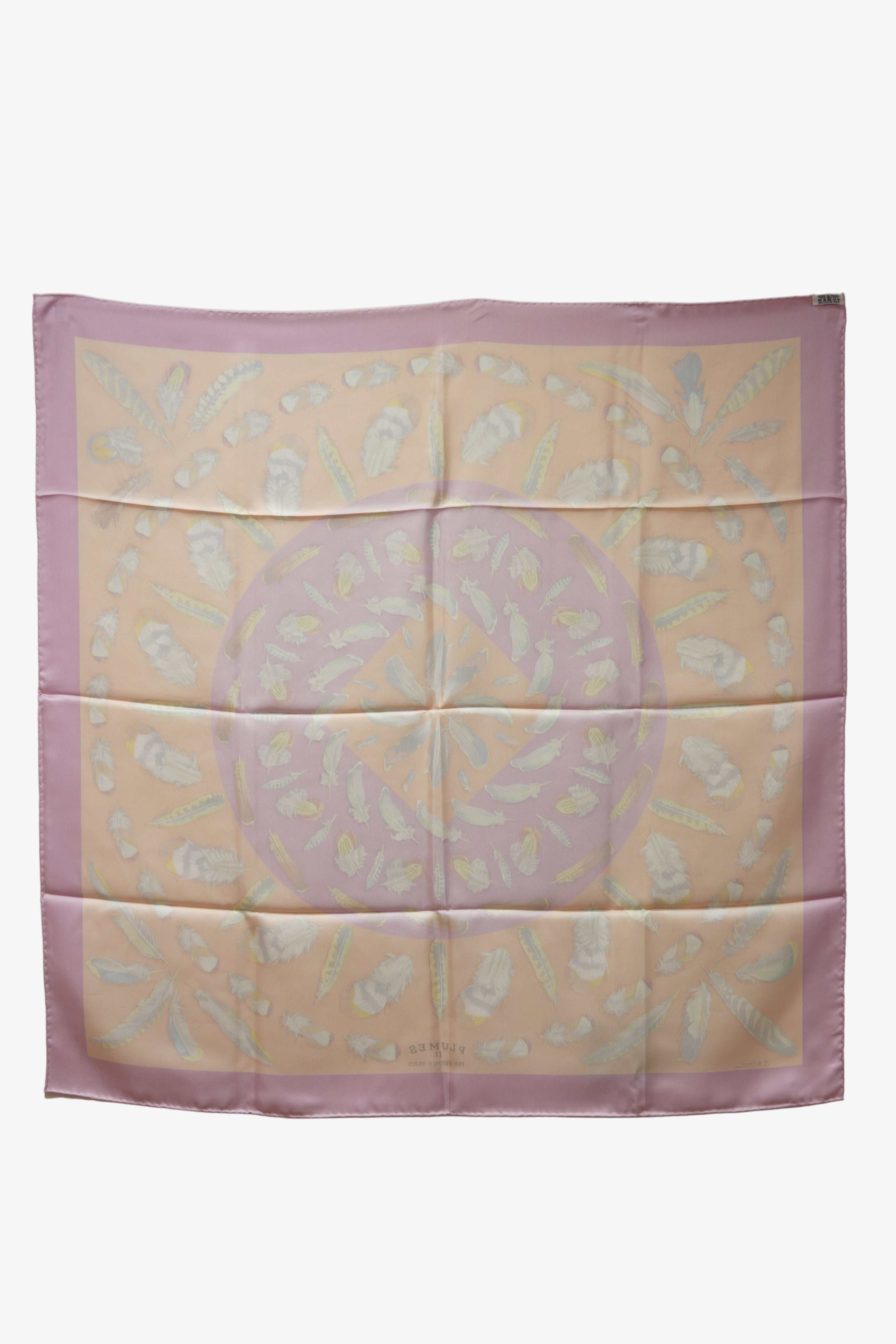 Hermès Silk Scarf “Plumes II” 90cm