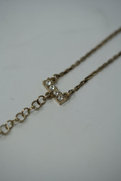 Pre-Owned Chanel CHANEL 2022 Rhinestone Double Chain Choker