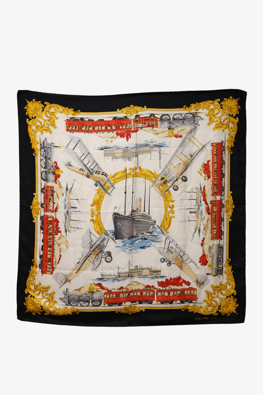 Celine 100% Silk Scarf