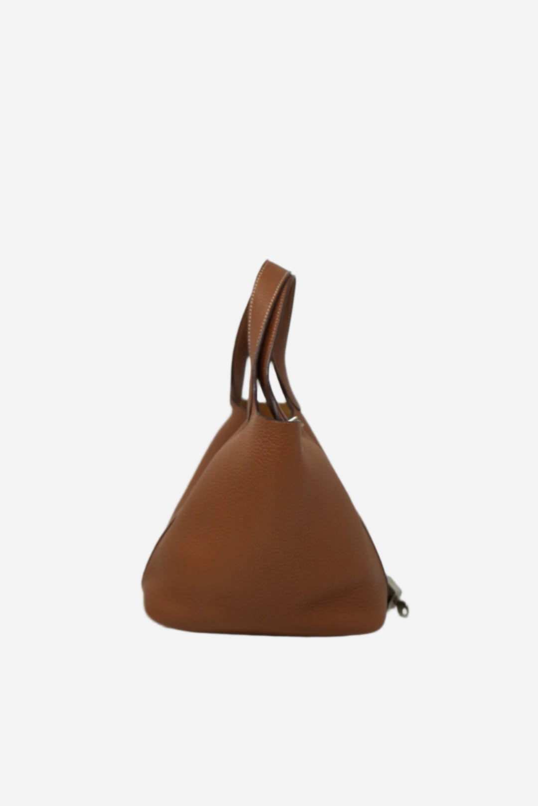 Hermès 2016 Gold Clemence Leather Picotin 18 Handbag