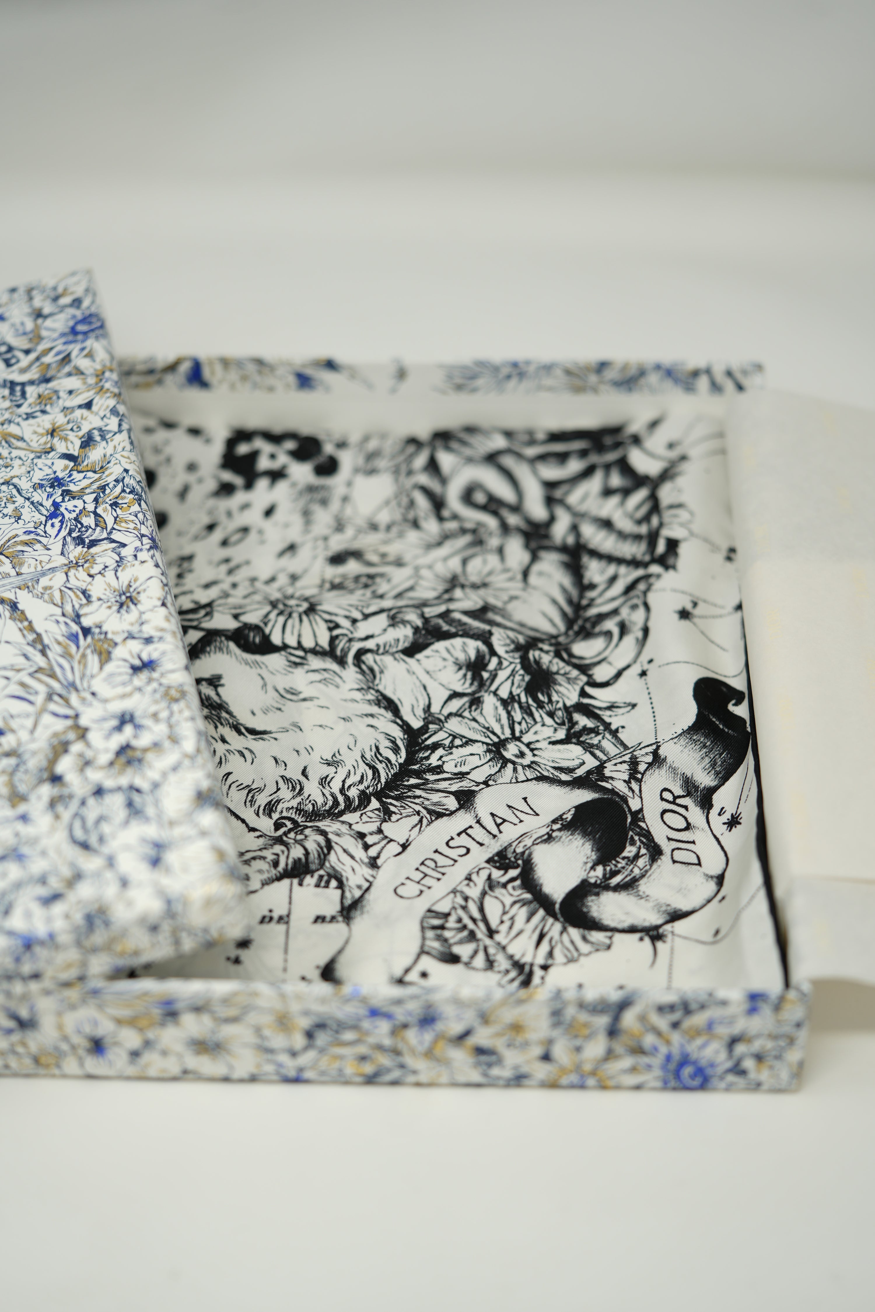 Christian Dior Silk Scarf “Astrologie Zodiac”
