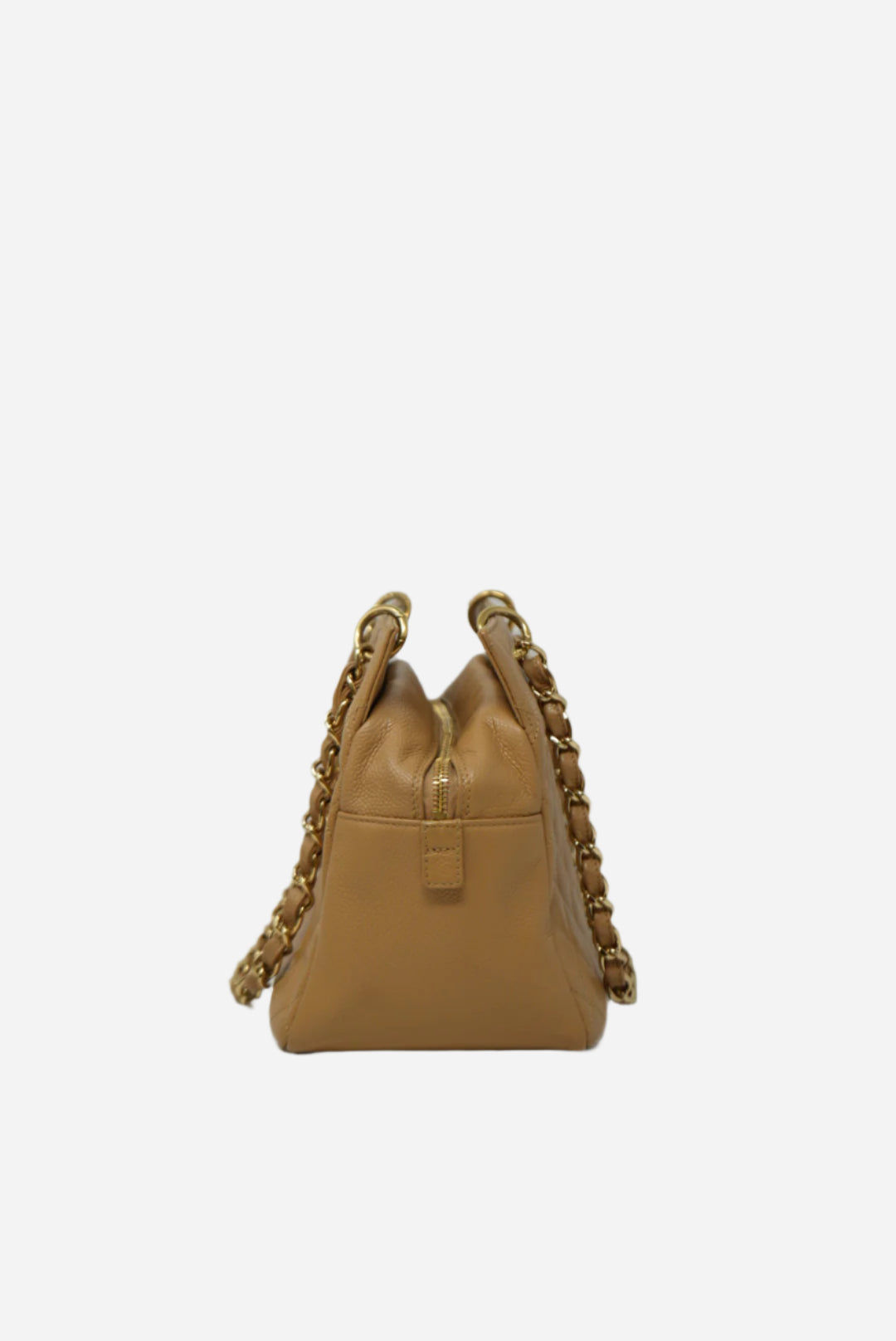 Pre-Owned Chanel Beige Caviar Petit Timeless Tote Bag