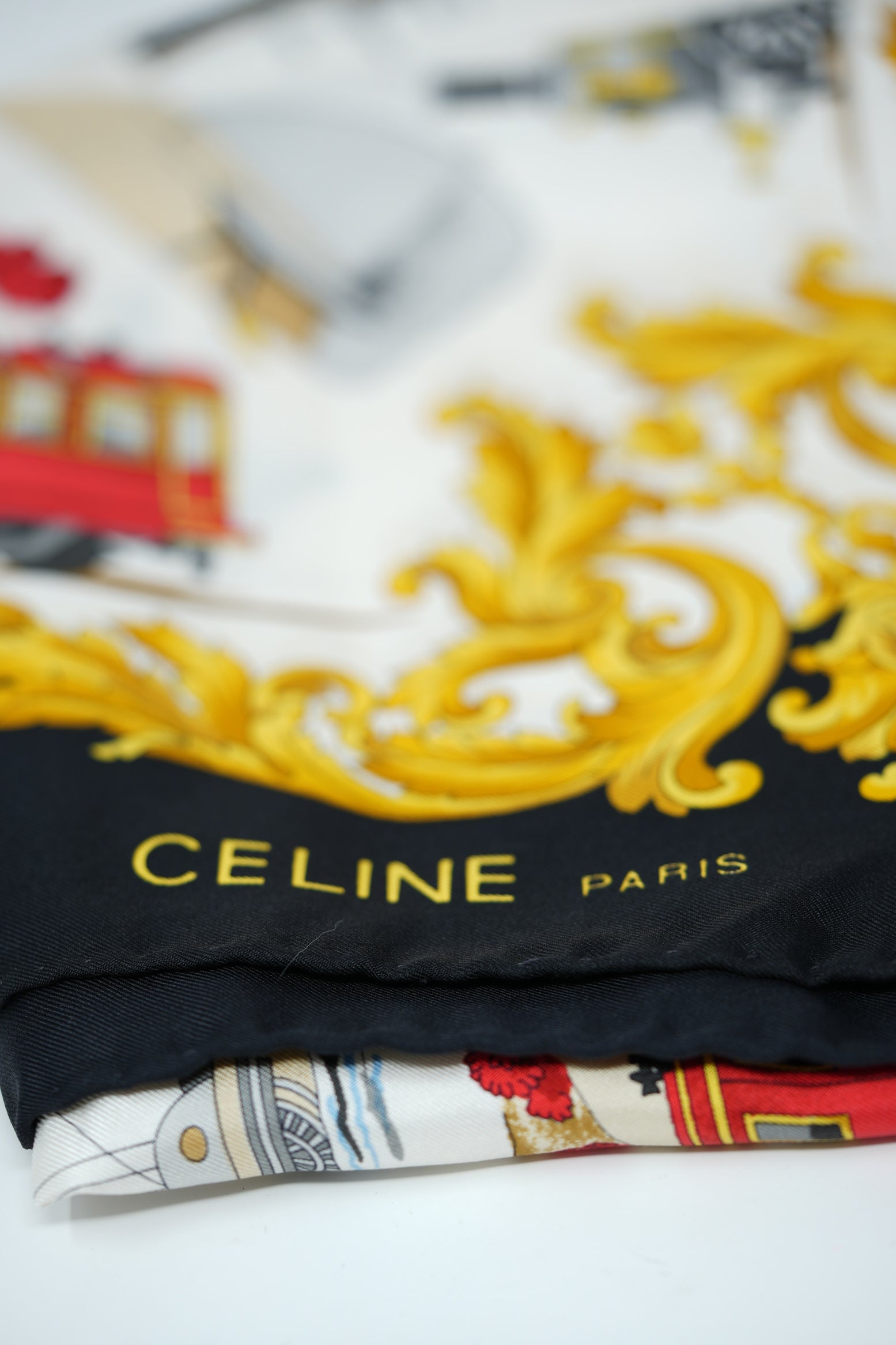 Celine 100% Silk Scarf