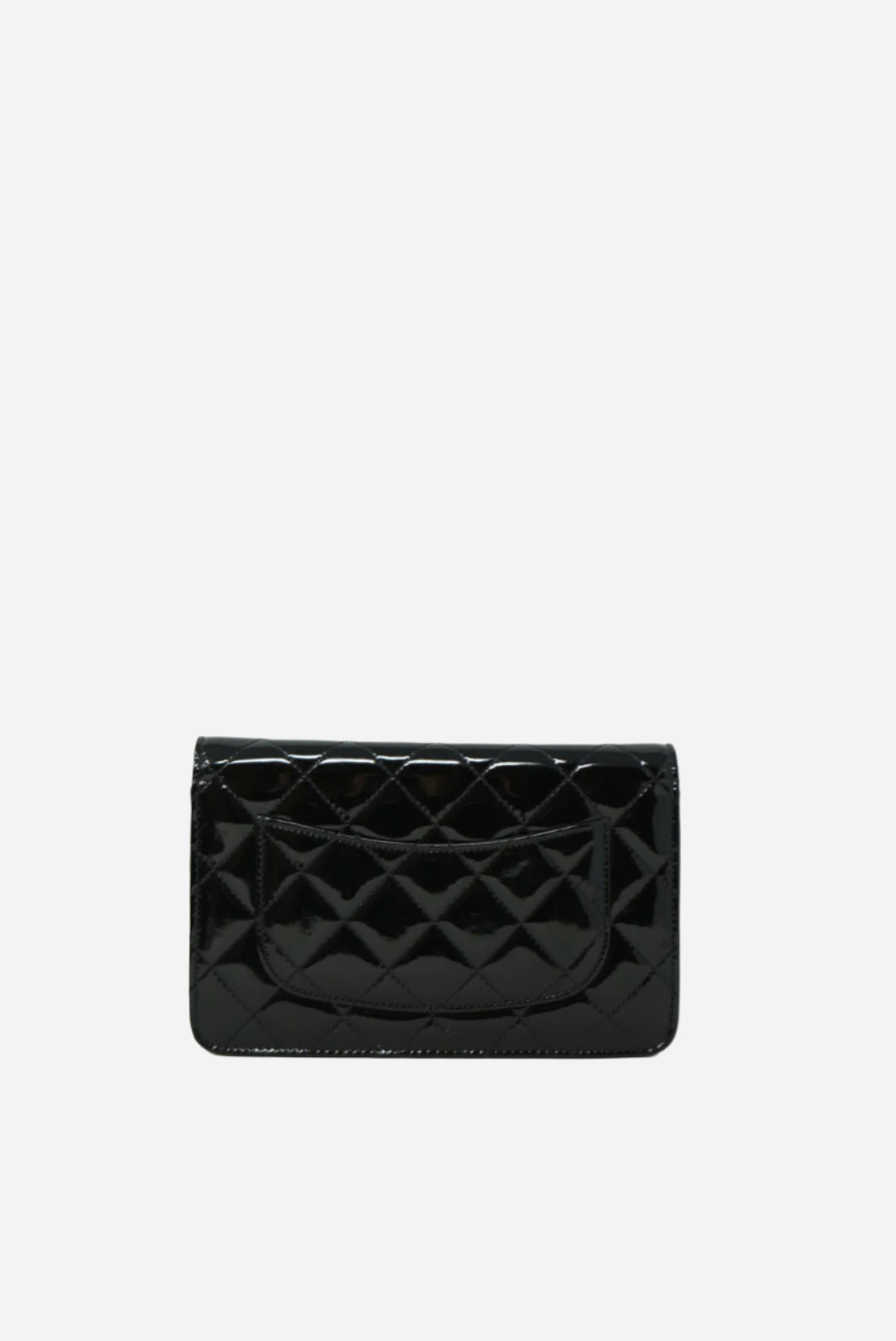 Pre-Owned Chanel Patent Wallet on Chain