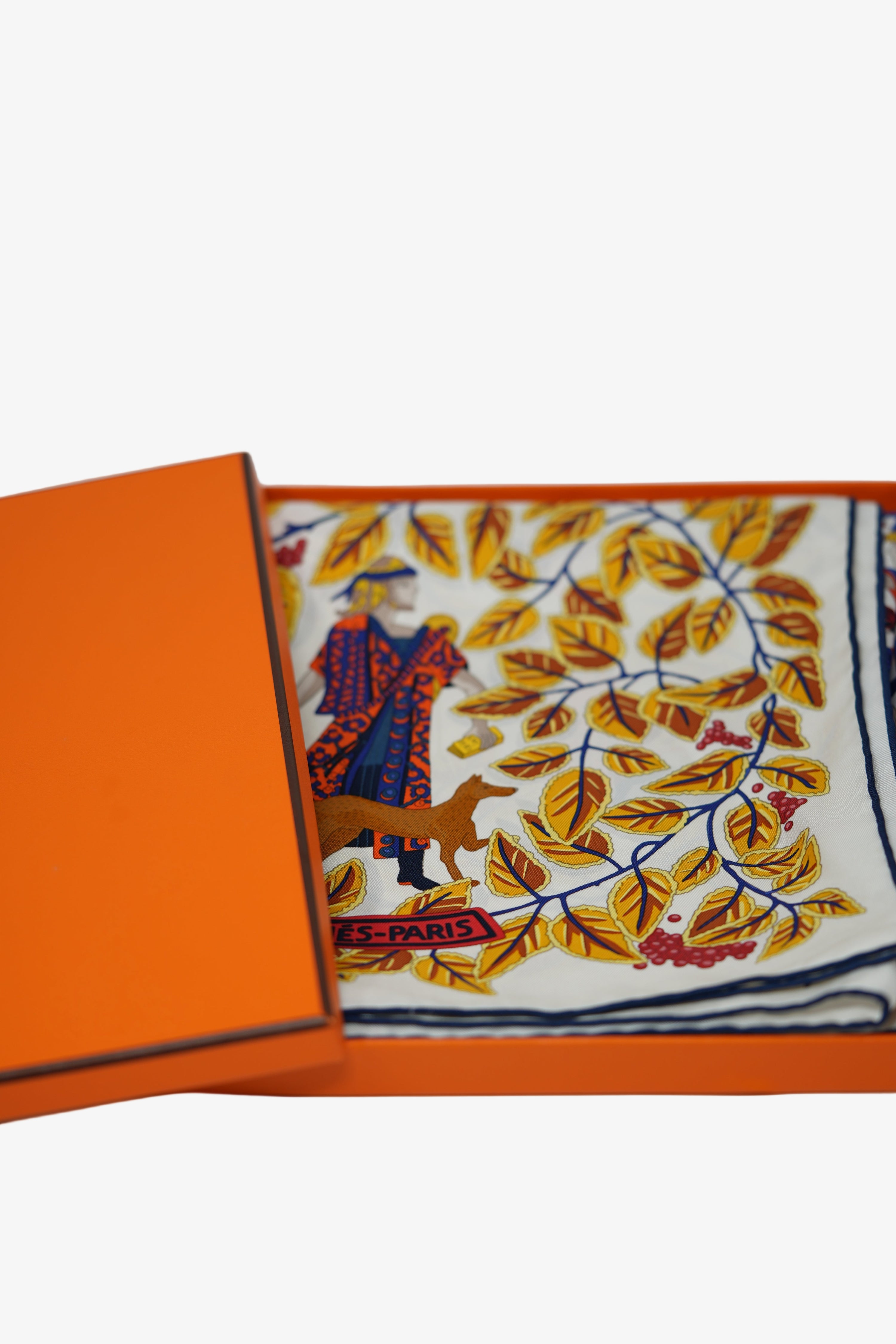 Hermes 90cm Printed 100% Silk Scarf